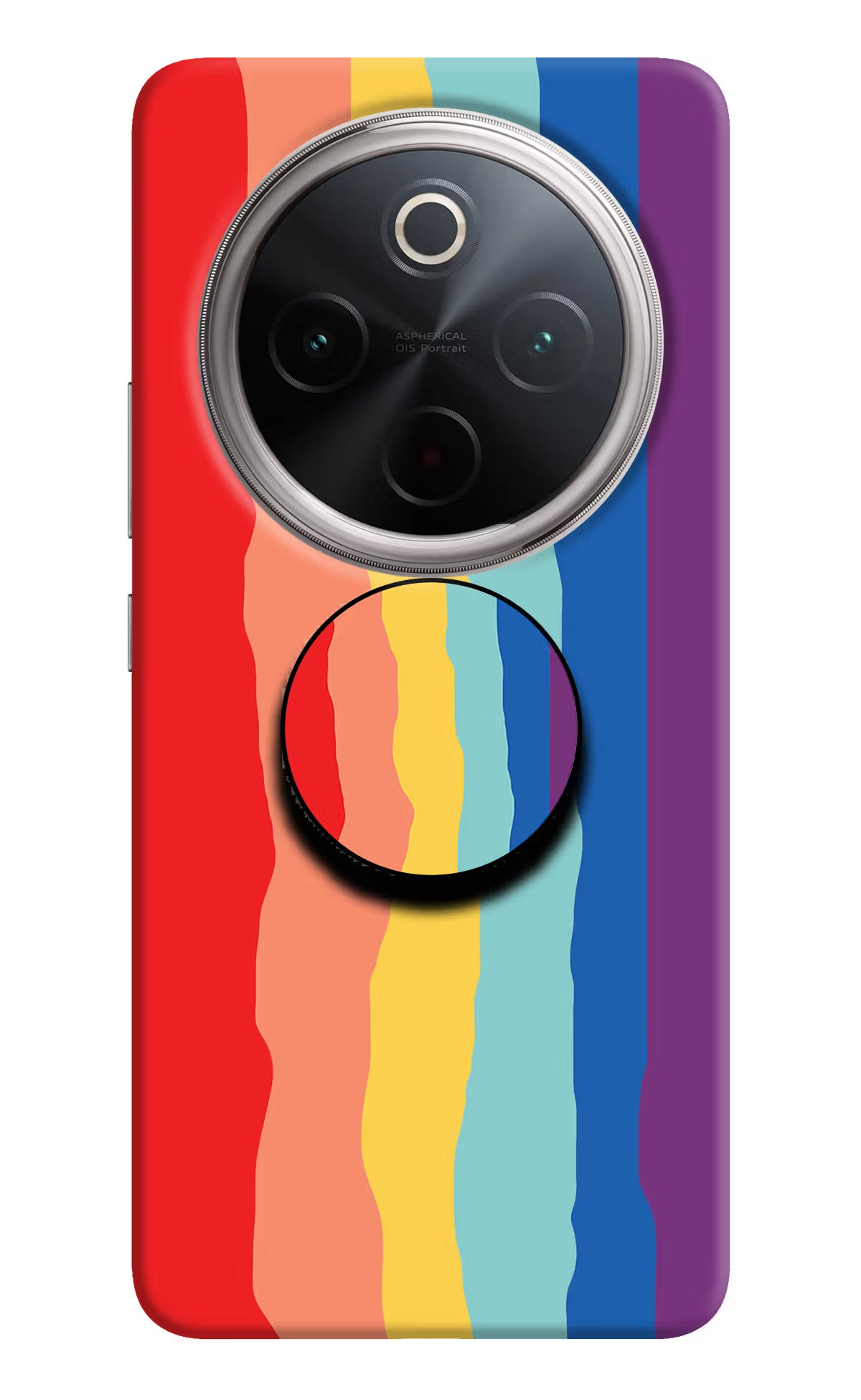 Rainbow Vivo T4 5G Pop Case - Rainbow Vivo T4 5G Pop Case by Casekaro Rainbow Vivo T4 5G Pop Case by Casekaro