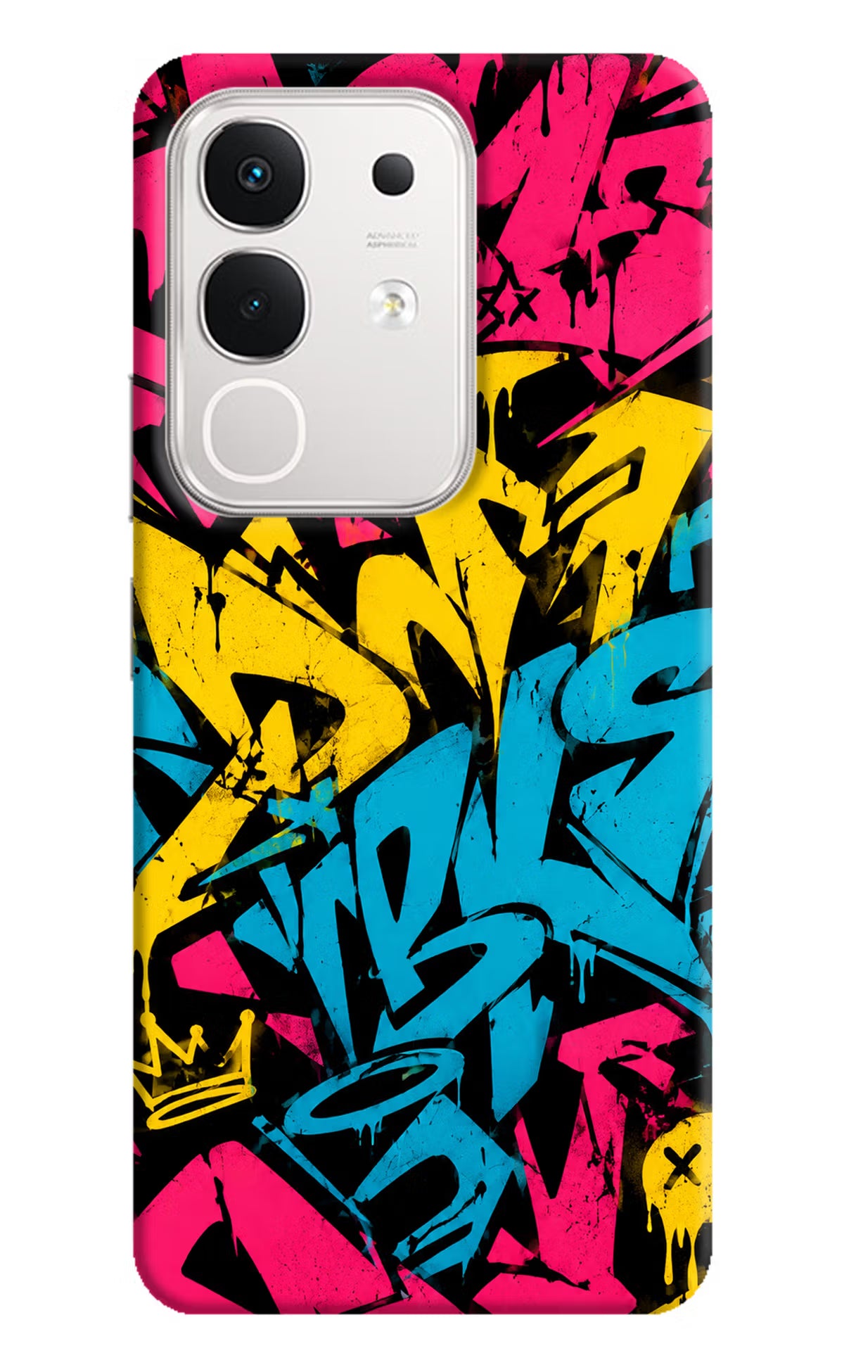 Graffiti Vibe iQOO Z10x 5G Back Cover - Graffiti Vibe iQOO Z10x 5G Back Cover Graffiti Vibe iQOO Z10x 5G Back Cover