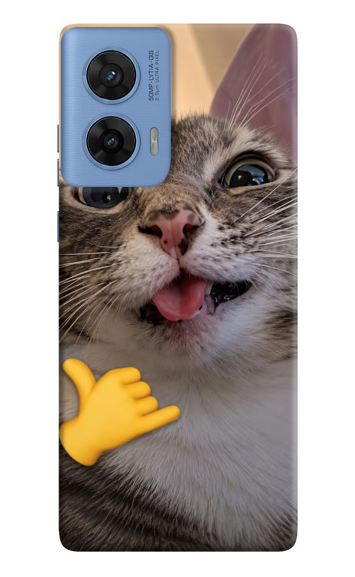 Silly Cat Call Moto G96 5G Back Cover - Silly Cat Call Moto G96 5G Back Cover Silly Cat Call Moto G96 5G Back Cover