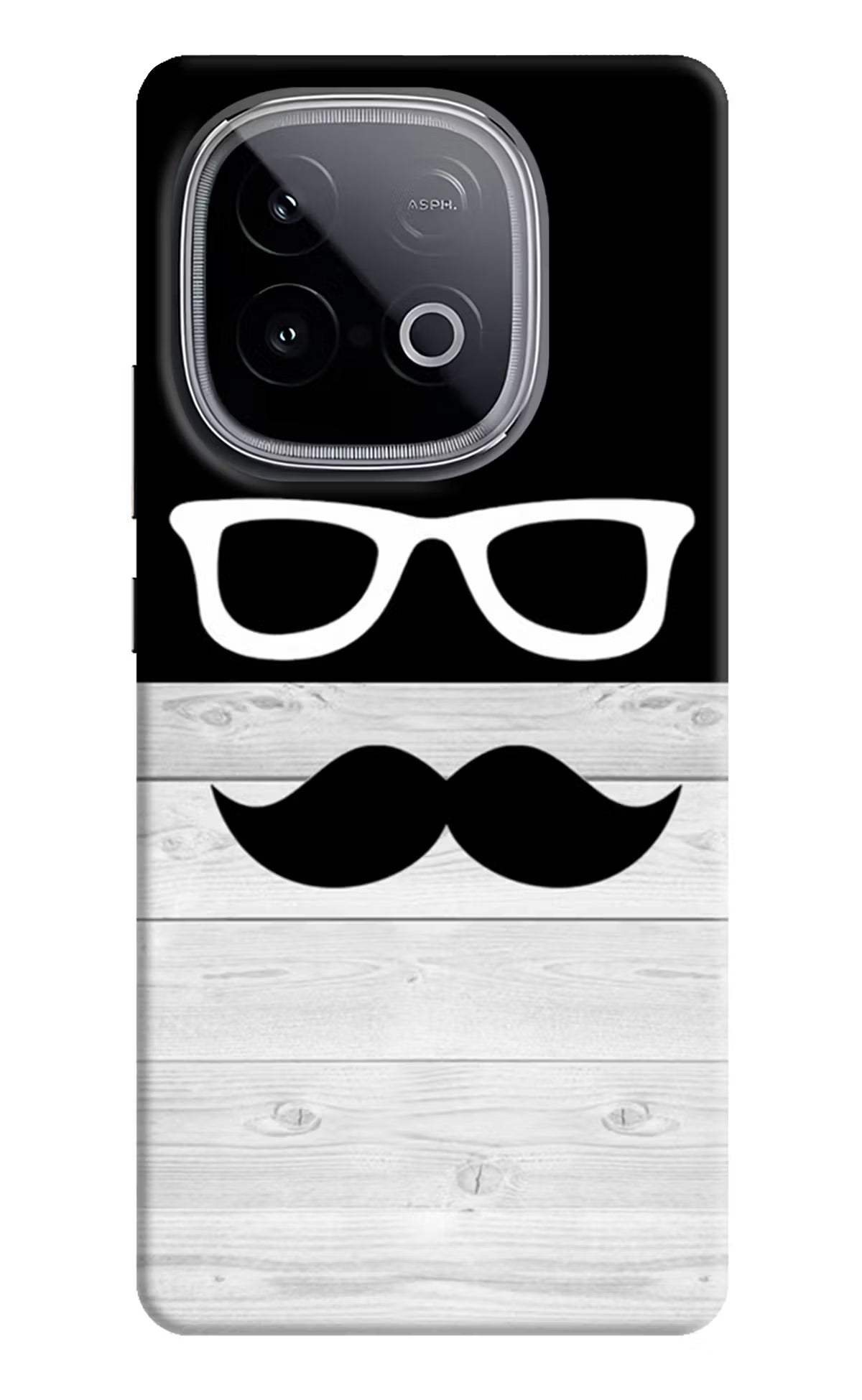 Mustache iQOO Neo 10 Hard Case Back Cover by Casekaro
