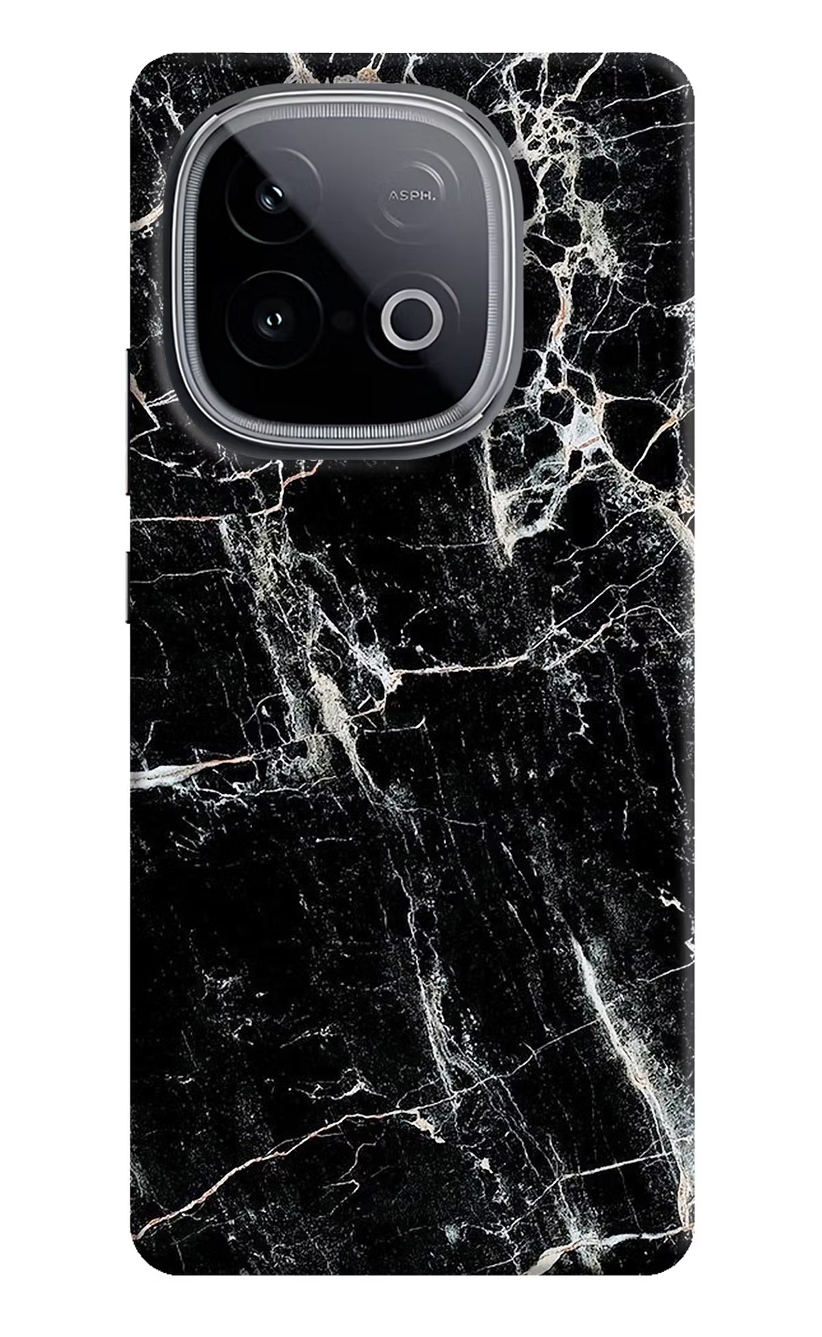 Black Marble Texture iQOO Neo 10 Hard Case Back Cover by Casekaro