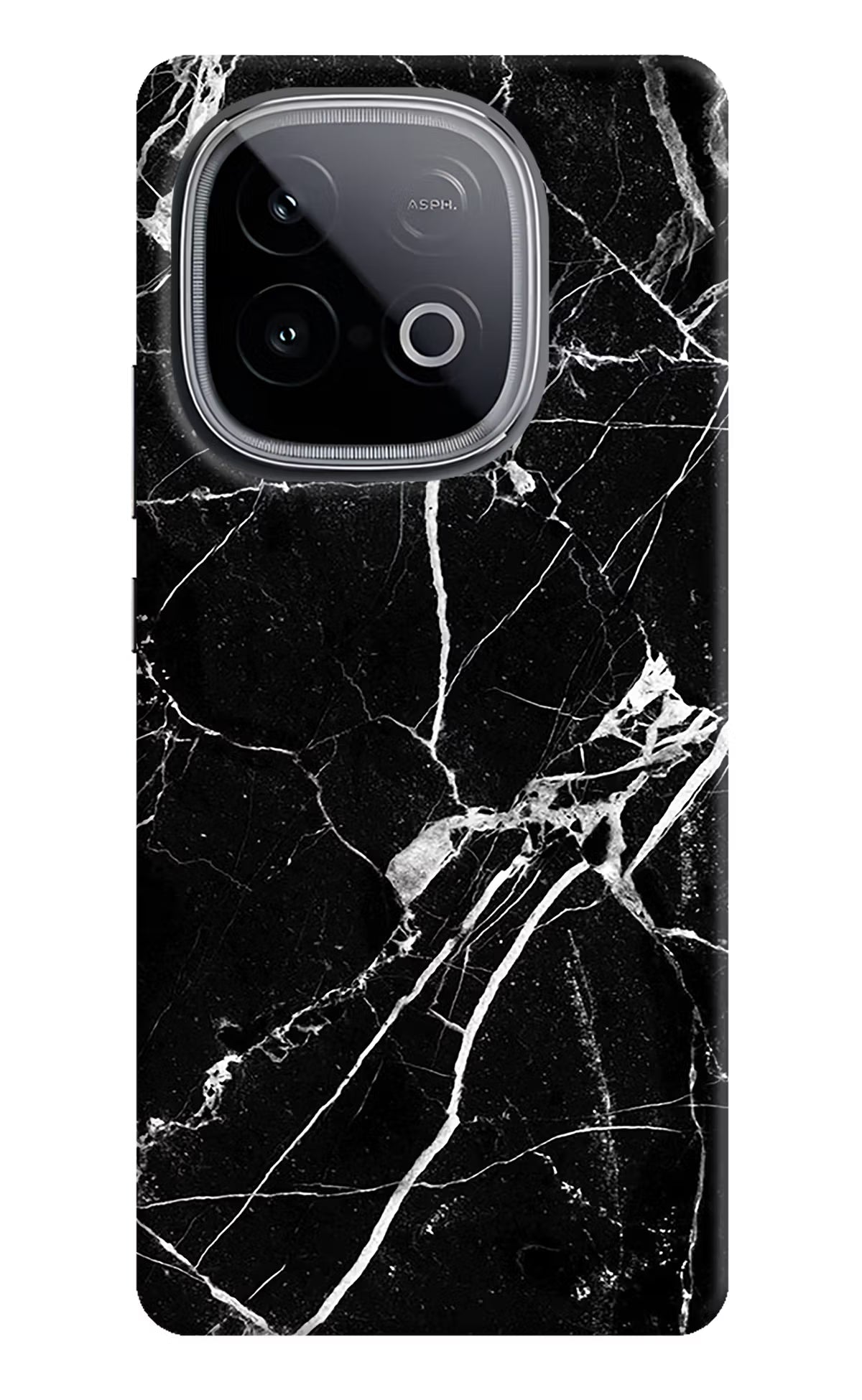 Black Marble Pattern iQOO Neo 10 Hard Case Back Cover by Casekaro