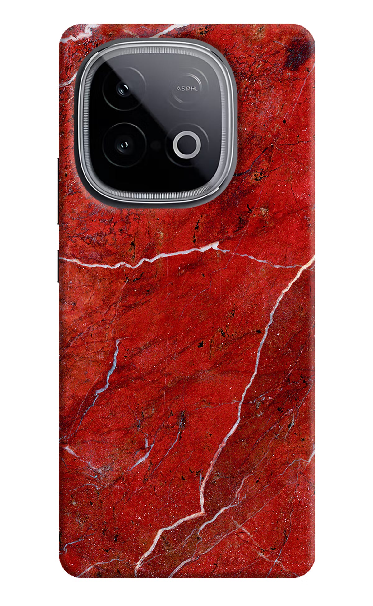 Red Marble Design iQOO Neo 10 Hard Case Back Cover by Casekaro