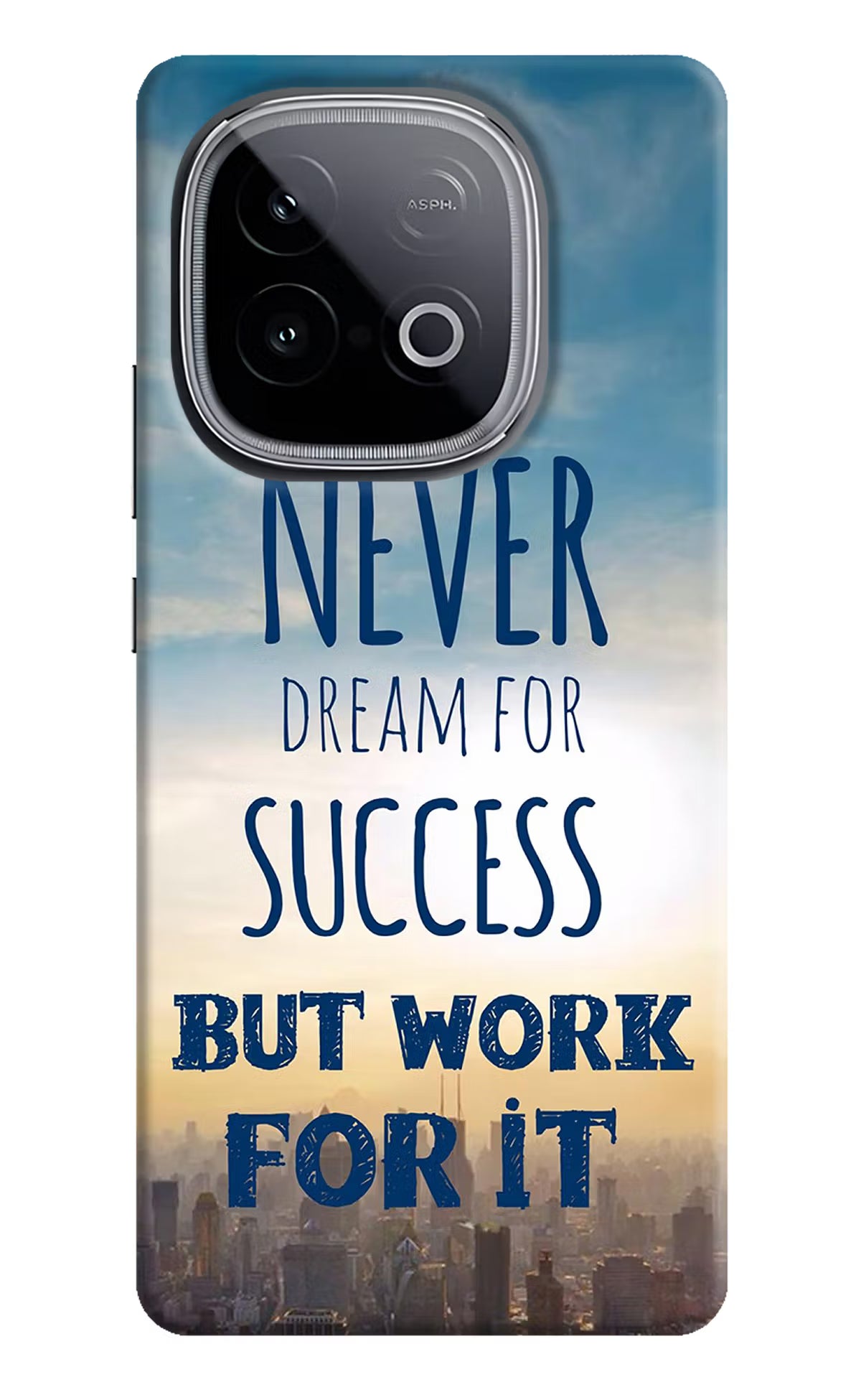 Never Dream For Success But Work For It iQOO Neo 10 Hard Case Back Cover by Casekaro
