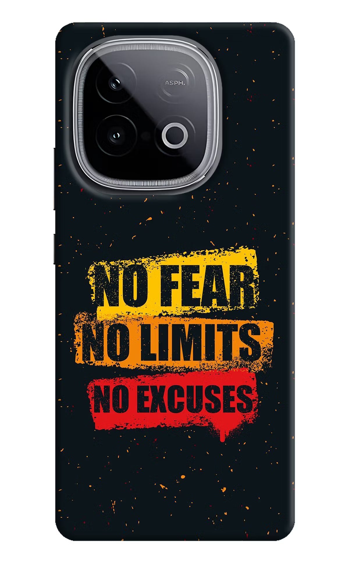 No Fear No Limits No Excuse iQOO Neo 10 Hard Case Back Cover by Casekaro
