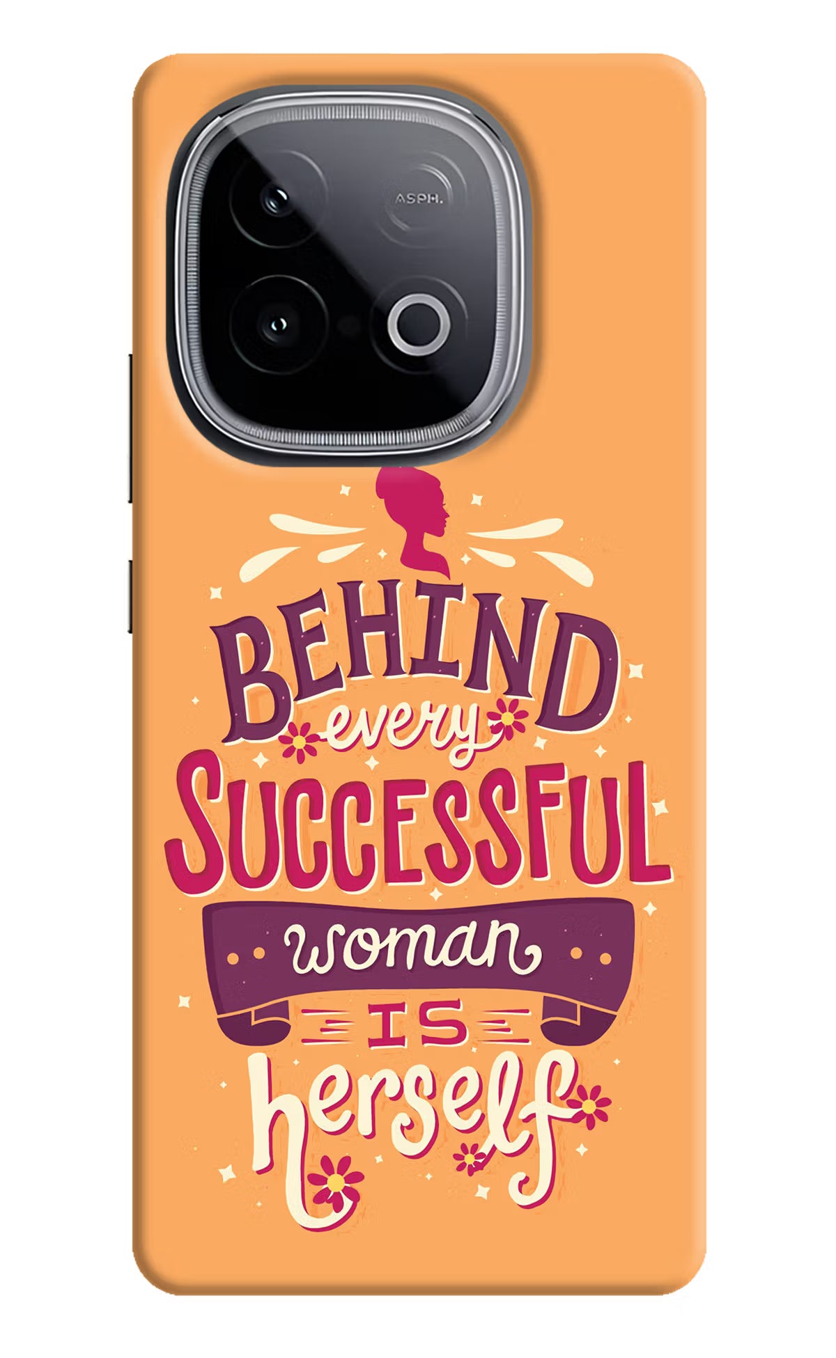 Behind Every Successful Woman There Is Herself iQOO Neo 10 Hard Case Back Cover by Casekaro