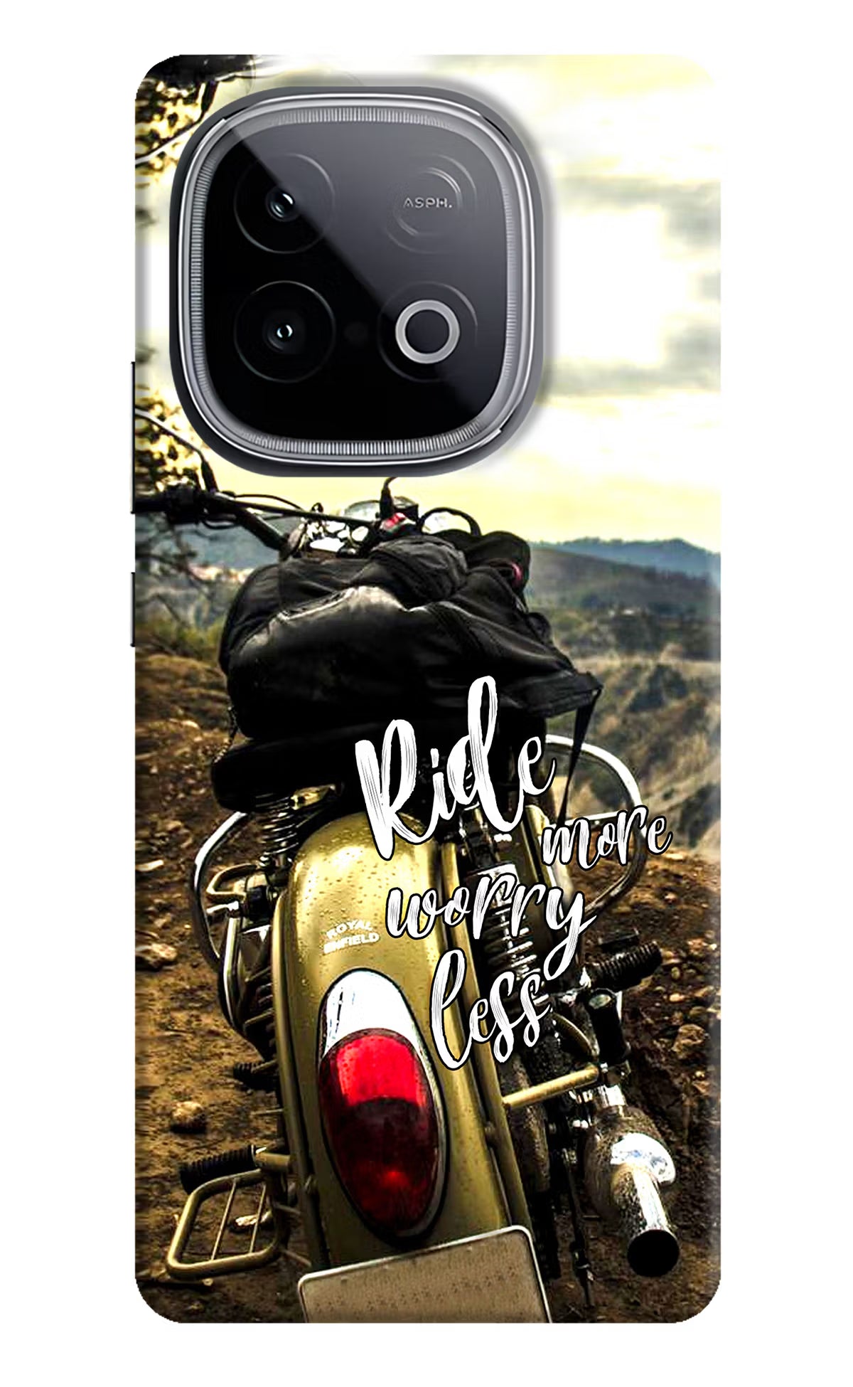 Ride More Worry Less iQOO Neo 10 Hard Case Back Cover by Casekaro