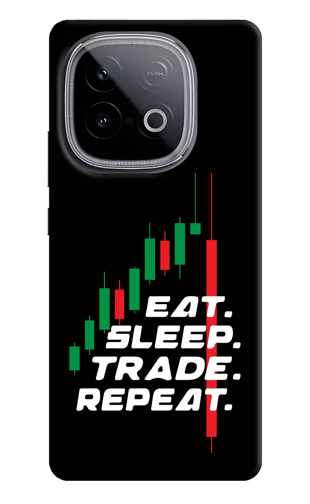 Eat Sleep Trade Repeat iQOO Neo 10 Hard Case Back Cover by Casekaro