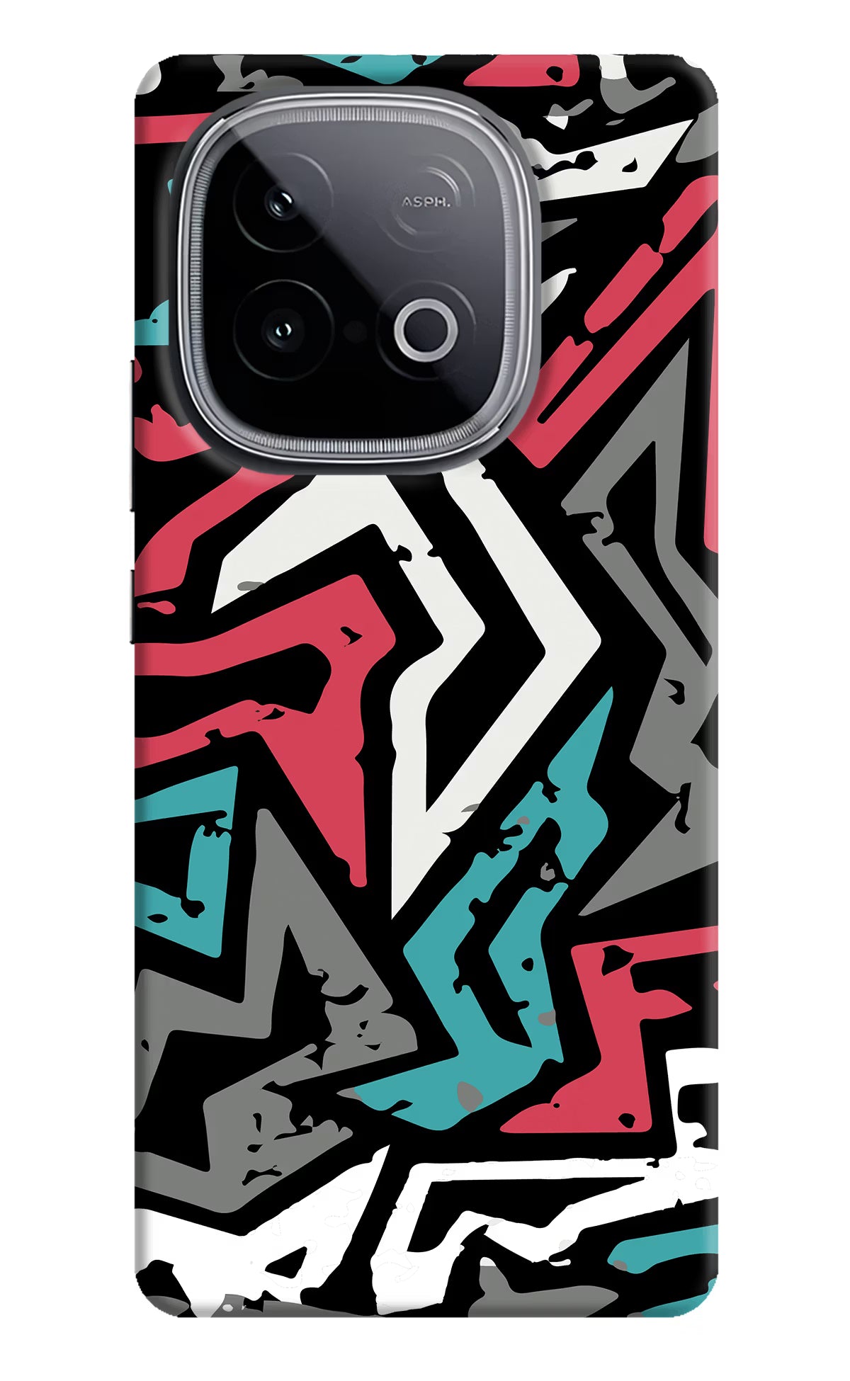 Geometric Graffiti iQOO Neo 10 Hard Case Back Cover by Casekaro