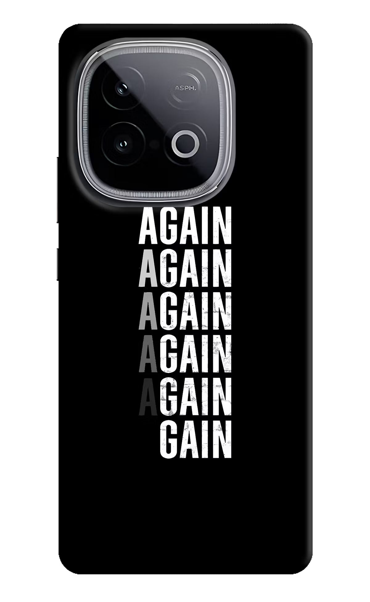 Again Again Gain iQOO Neo 10 Hard Case Back Cover by Casekaro