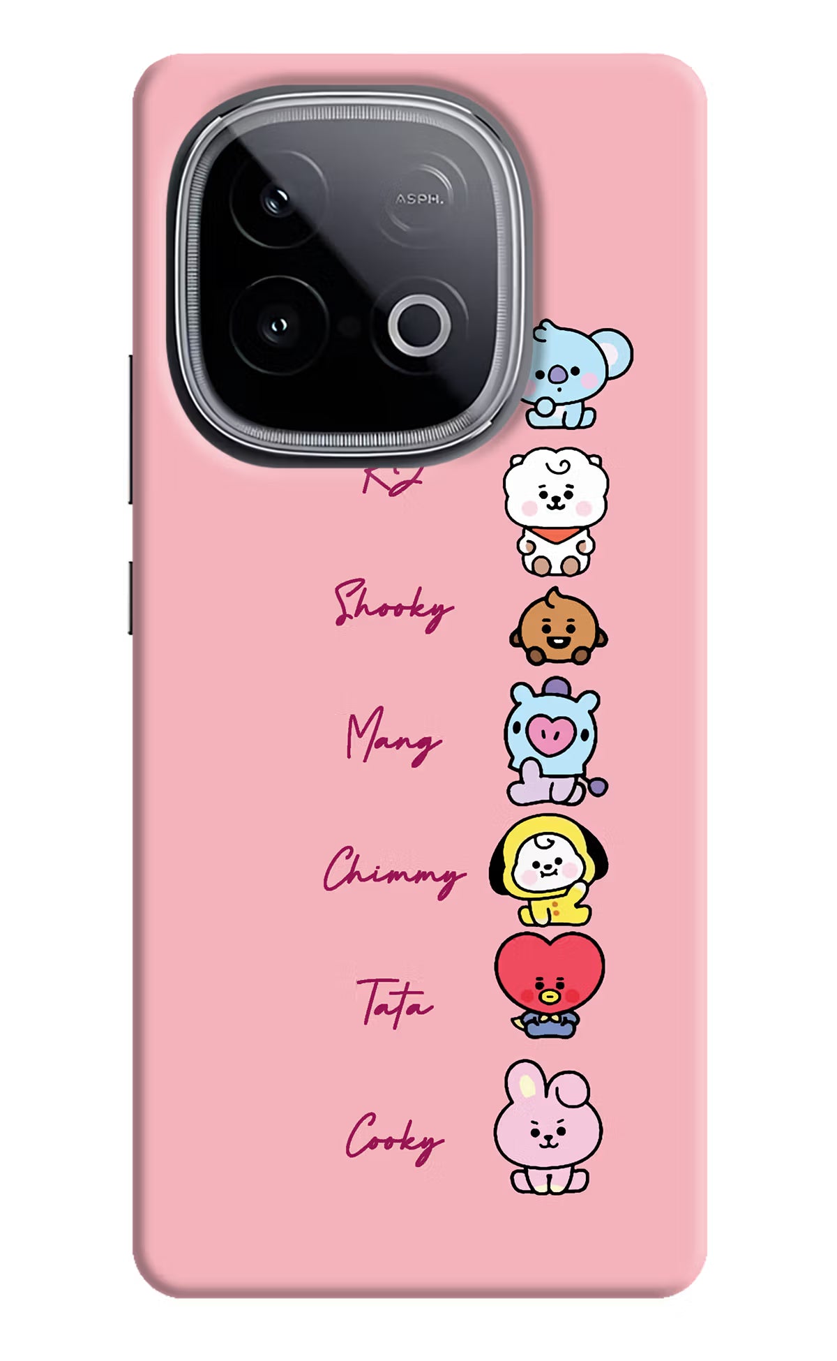 BTS names iQOO Neo 10 Hard Case Back Cover by Casekaro