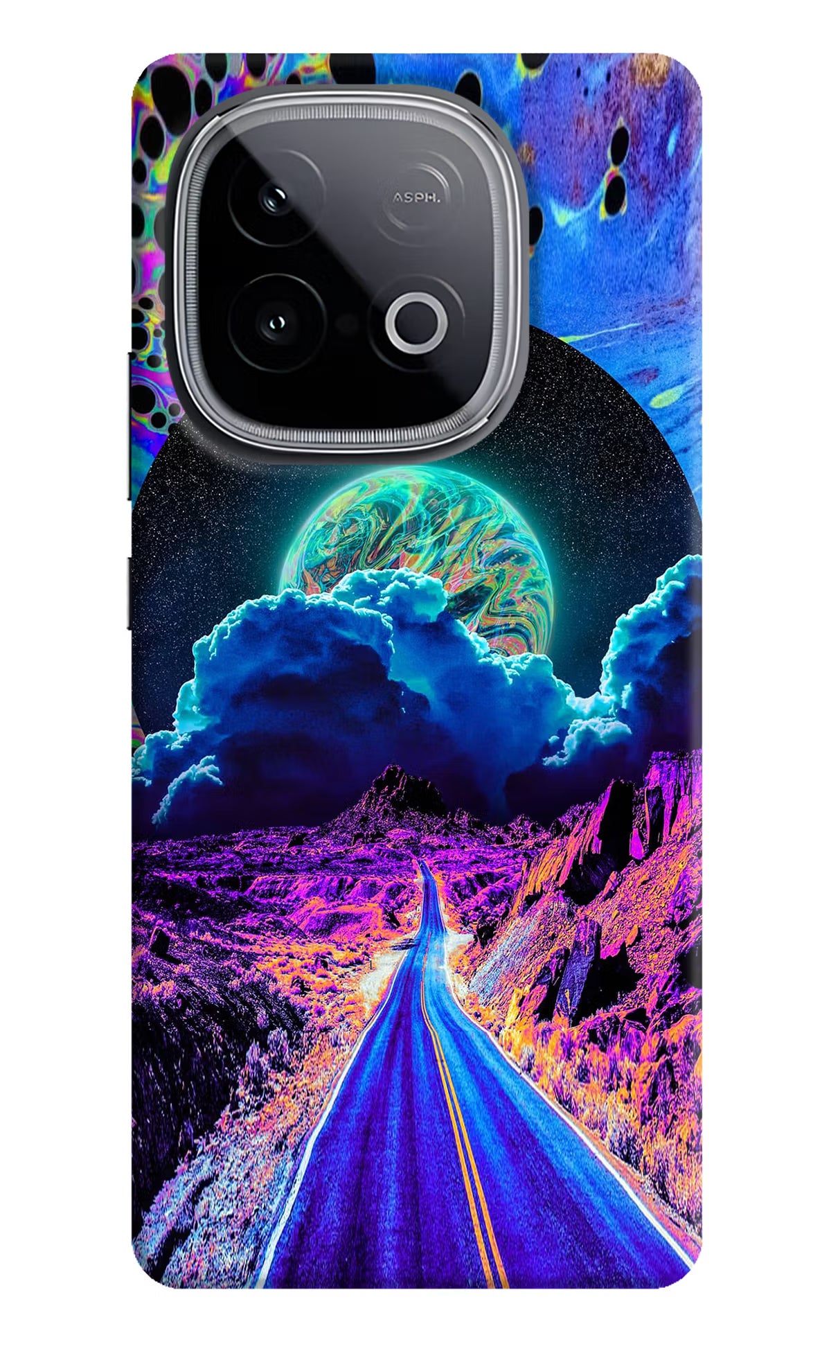 Psychedelic Painting iQOO Neo 10 Hard Case Back Cover by Casekaro