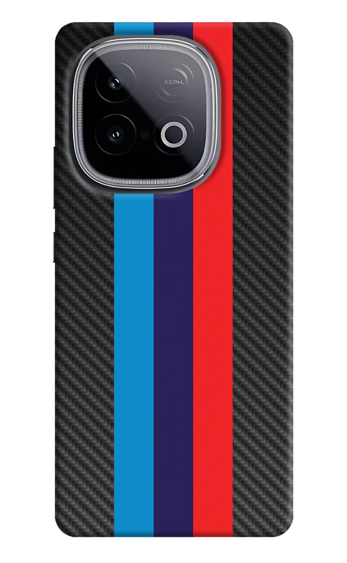 BMW Stripes Pattern iQOO Neo 10 Hard Case Back Cover by Casekaro