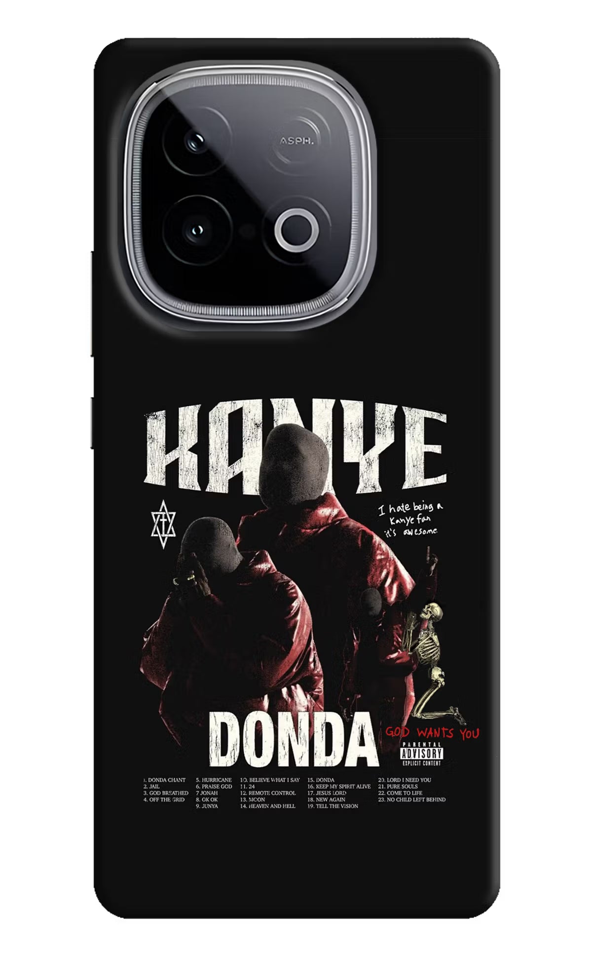 Donda Kanye West iQOO Neo 10 Hard Case Back Cover by Casekaro