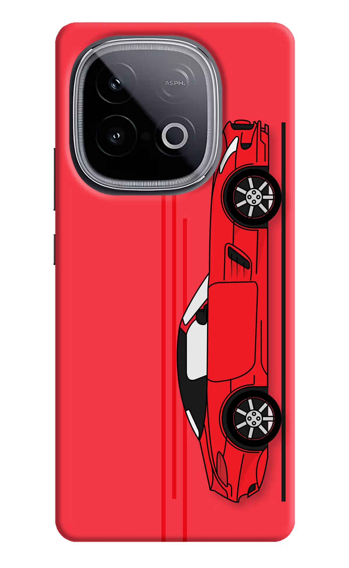 Red Velocity iQOO Neo 10 Hard Case Back Cover by Casekaro