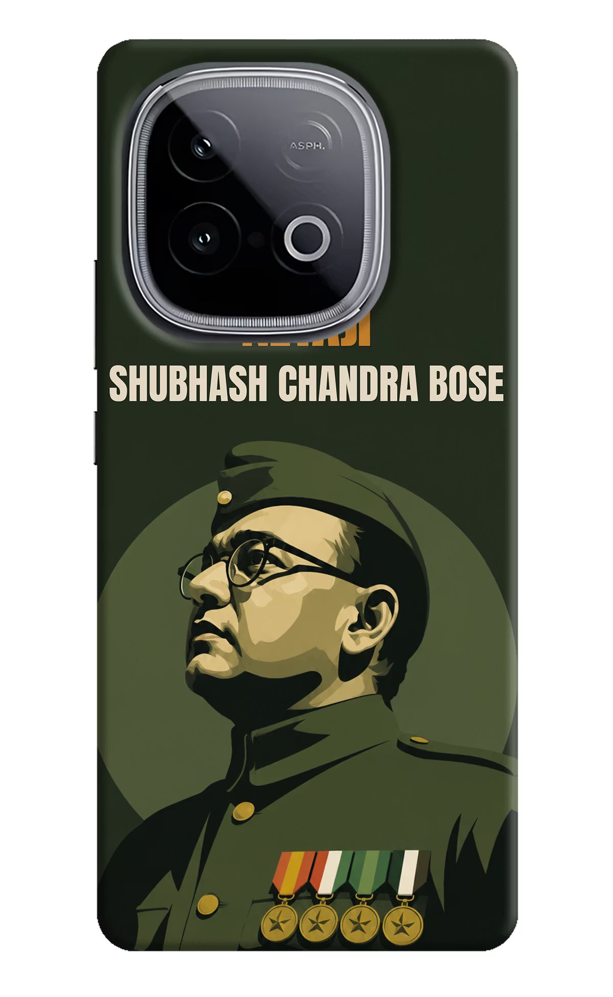 Netaji Legacy iQOO Neo 10 Back Cover - Netaji Legacy iQOO Neo 10 Back Cover Netaji Legacy iQOO Neo 10 Back Cover