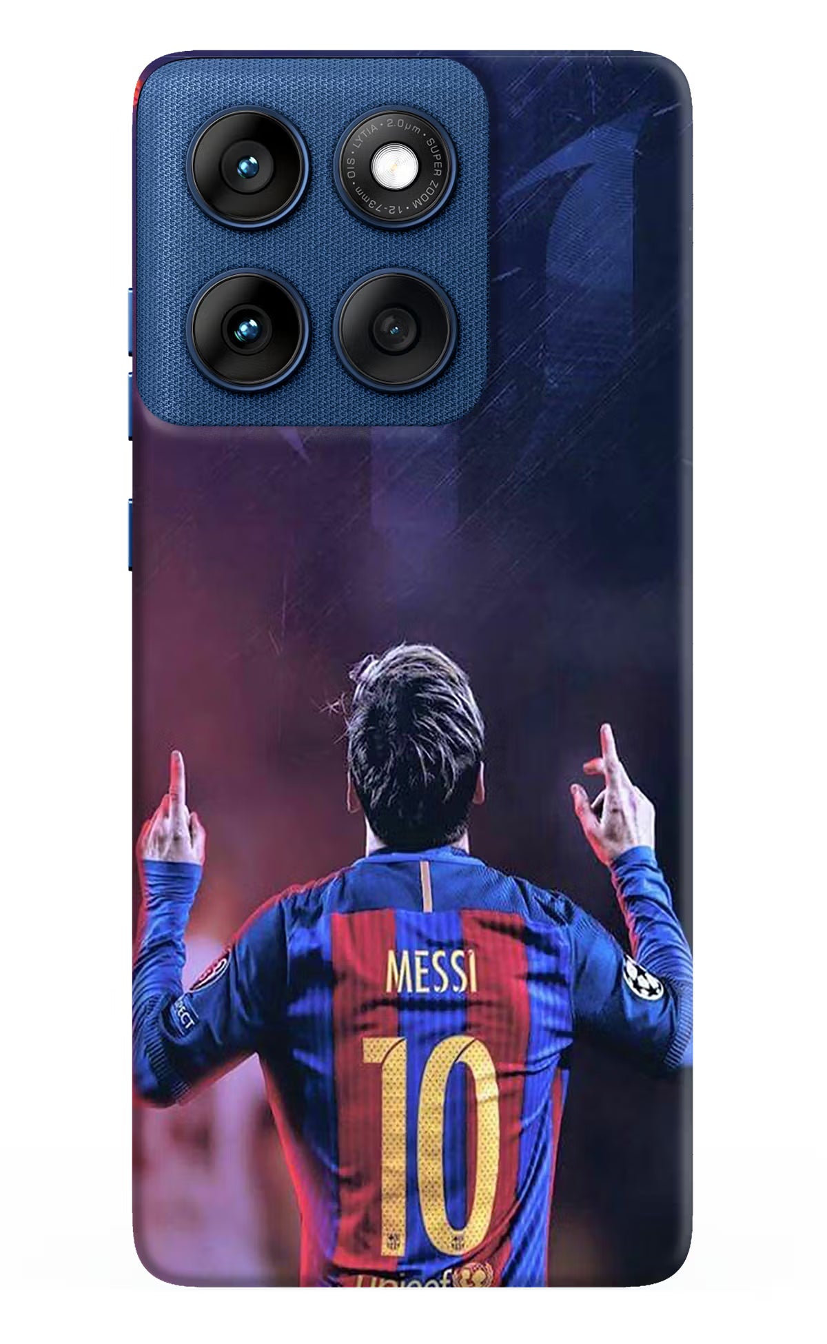 Messi Moto Edge 60 Back Cover - Messi Moto Edge 60 Hard Case Back Cover by Casekaro Messi Moto Edge 60 Hard Case Back Cover by Casekaro