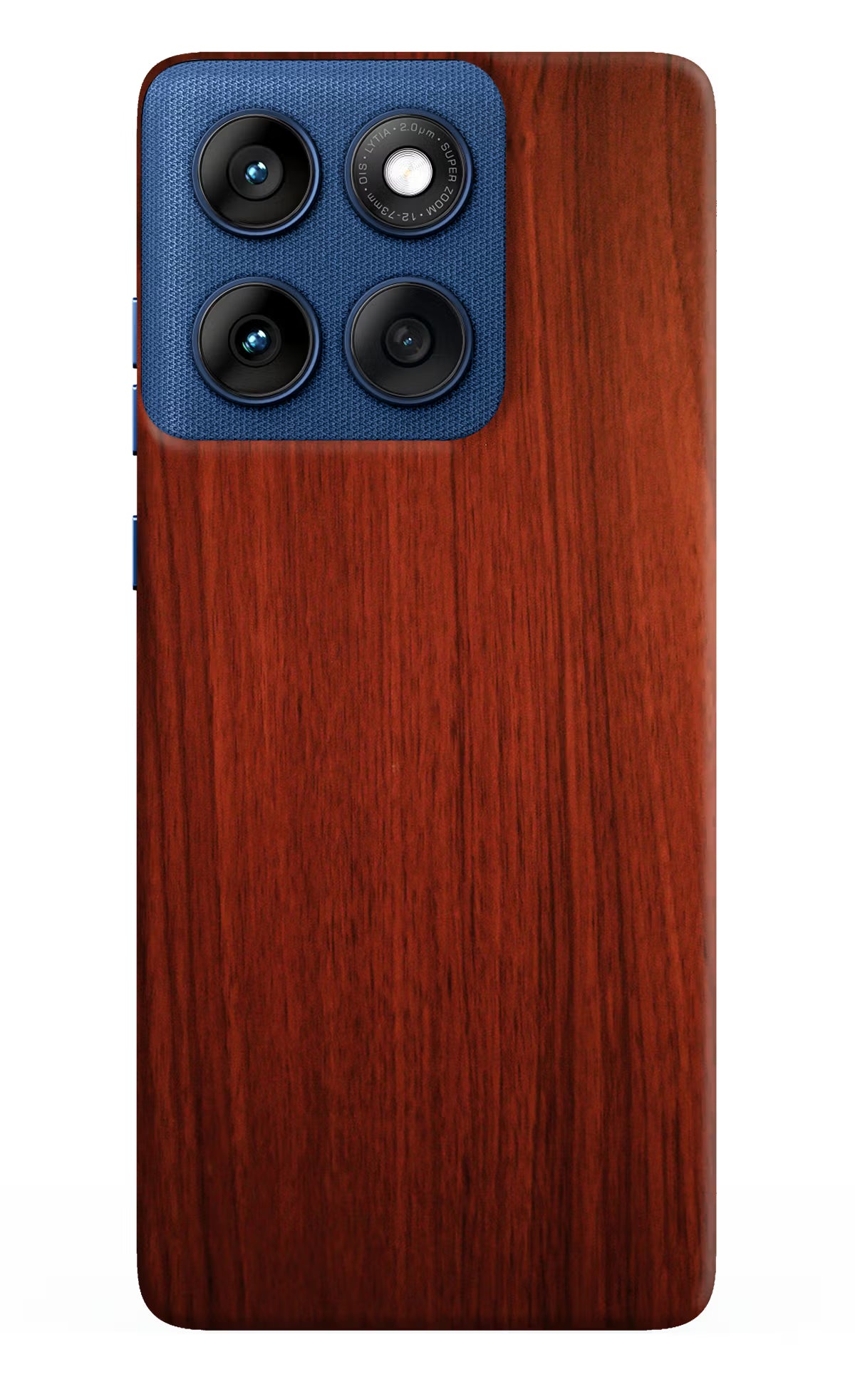 Wooden Plain Pattern Moto Edge 60 Hard Case Back Cover by Casekaro