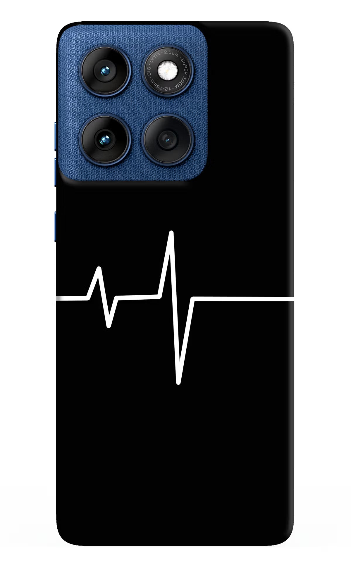 Heart Beats Moto Edge 60 Back Cover - Heart Beats Moto Edge 60 Hard Case Back Cover by Casekaro Heart Beats Moto Edge 60 Hard Case Back Cover by Casekaro