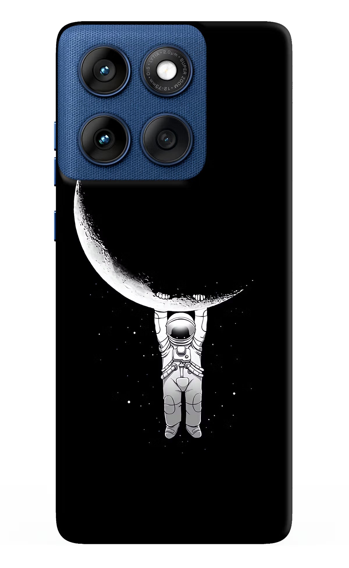 Moon Space Moto Edge 60 Back Cover - Moon Space Moto Edge 60 Hard Case Back Cover by Casekaro Moon Space Moto Edge 60 Hard Case Back Cover by Casekaro