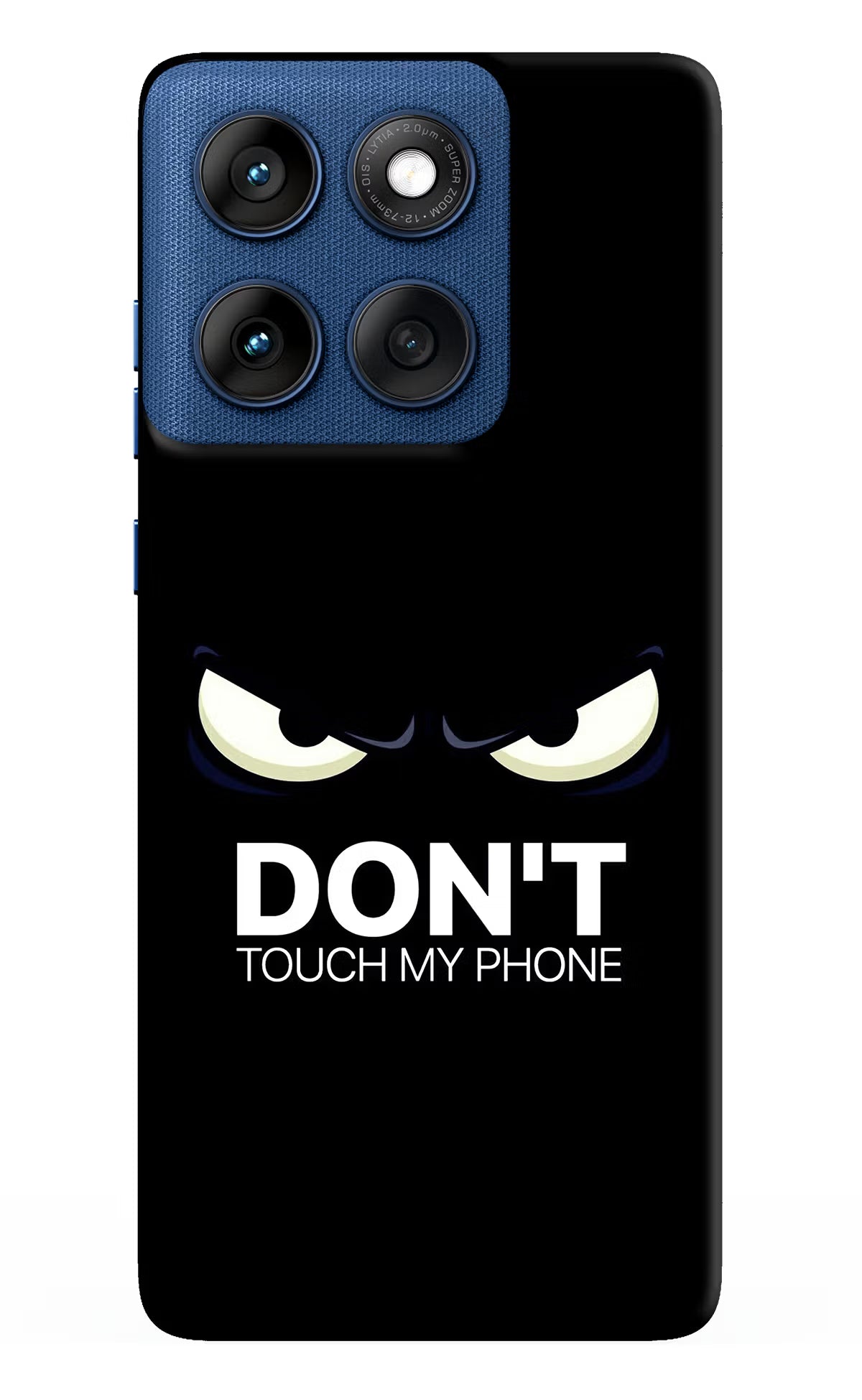 Don'T Touch My Phone Moto Edge 60 Hard Case Back Cover by Casekaro