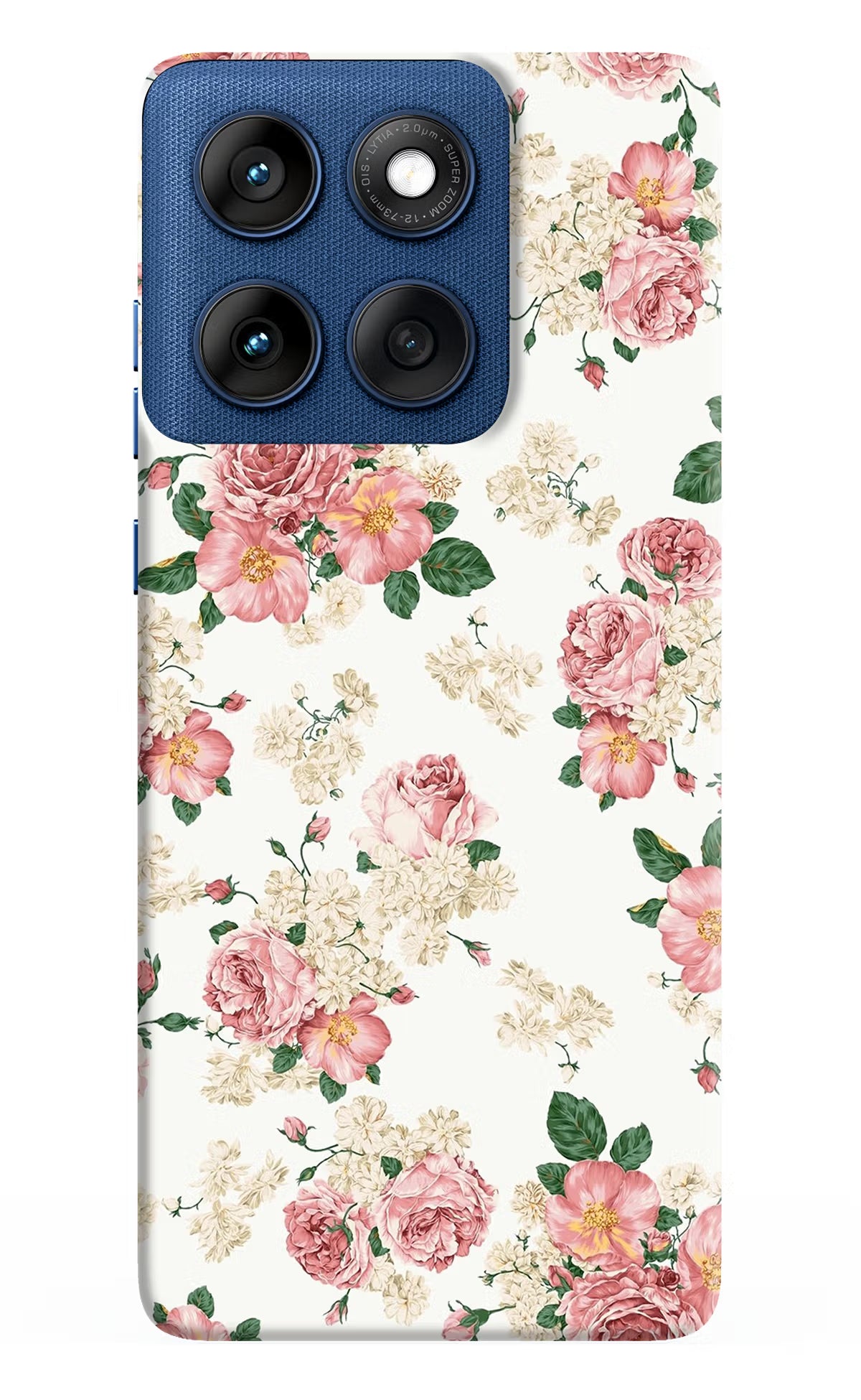 Flowers Moto Edge 60 Back Cover - Flowers Moto Edge 60 Hard Case Back Cover by Casekaro Flowers Moto Edge 60 Hard Case Back Cover by Casekaro