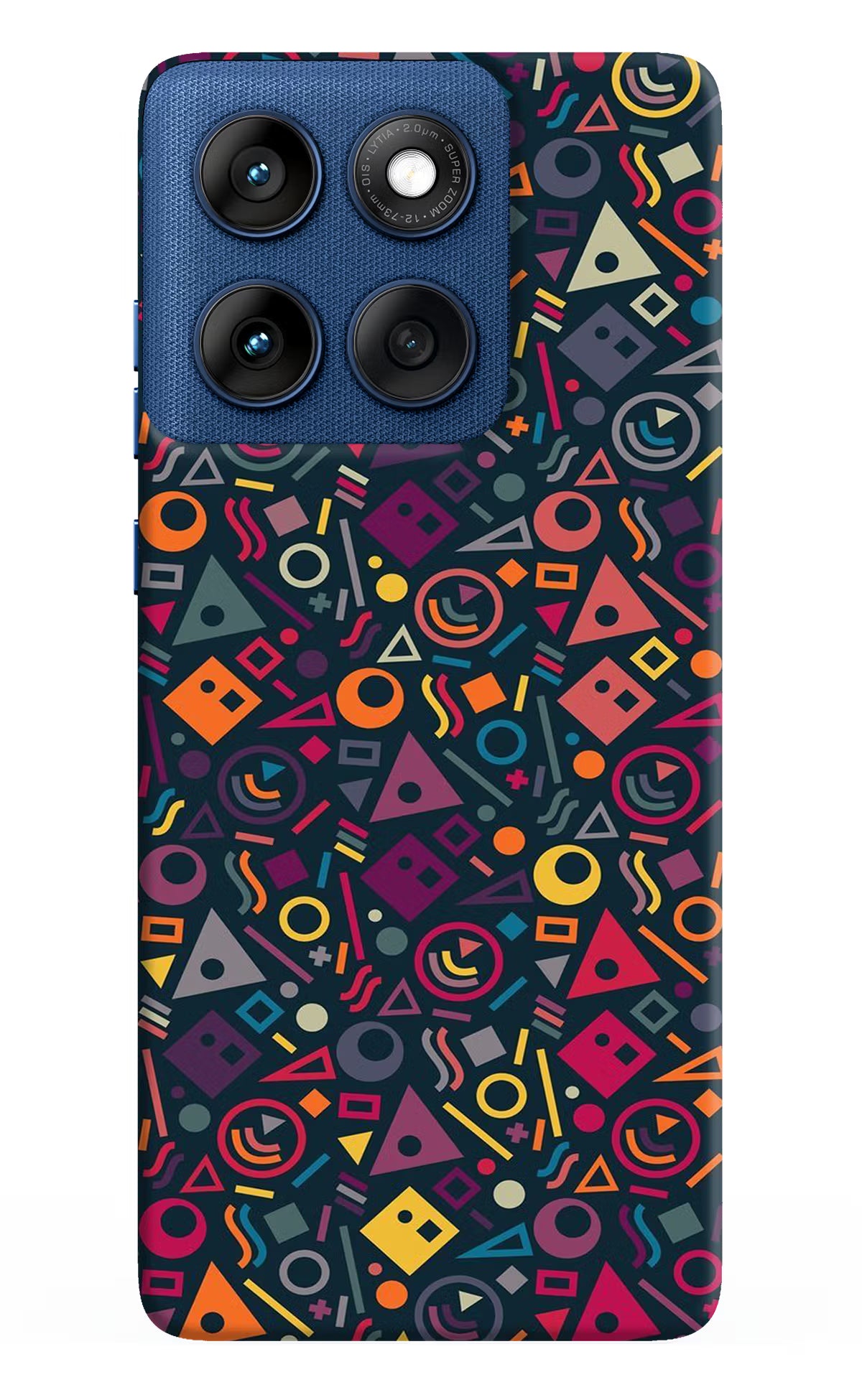 Geometric Abstract Moto Edge 60 Hard Case Back Cover by Casekaro