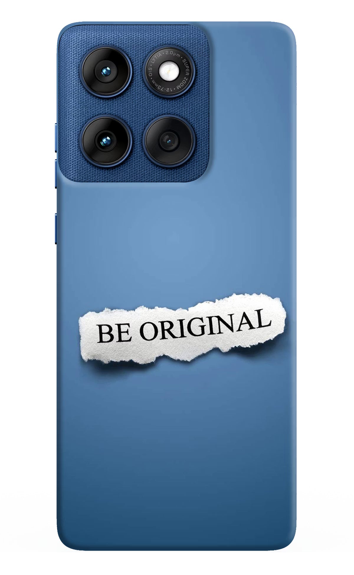 Be Original Moto Edge 60 Back Cover - Be Original Moto Edge 60 Hard Case Back Cover by Casekaro Be Original Moto Edge 60 Hard Case Back Cover by Casekaro