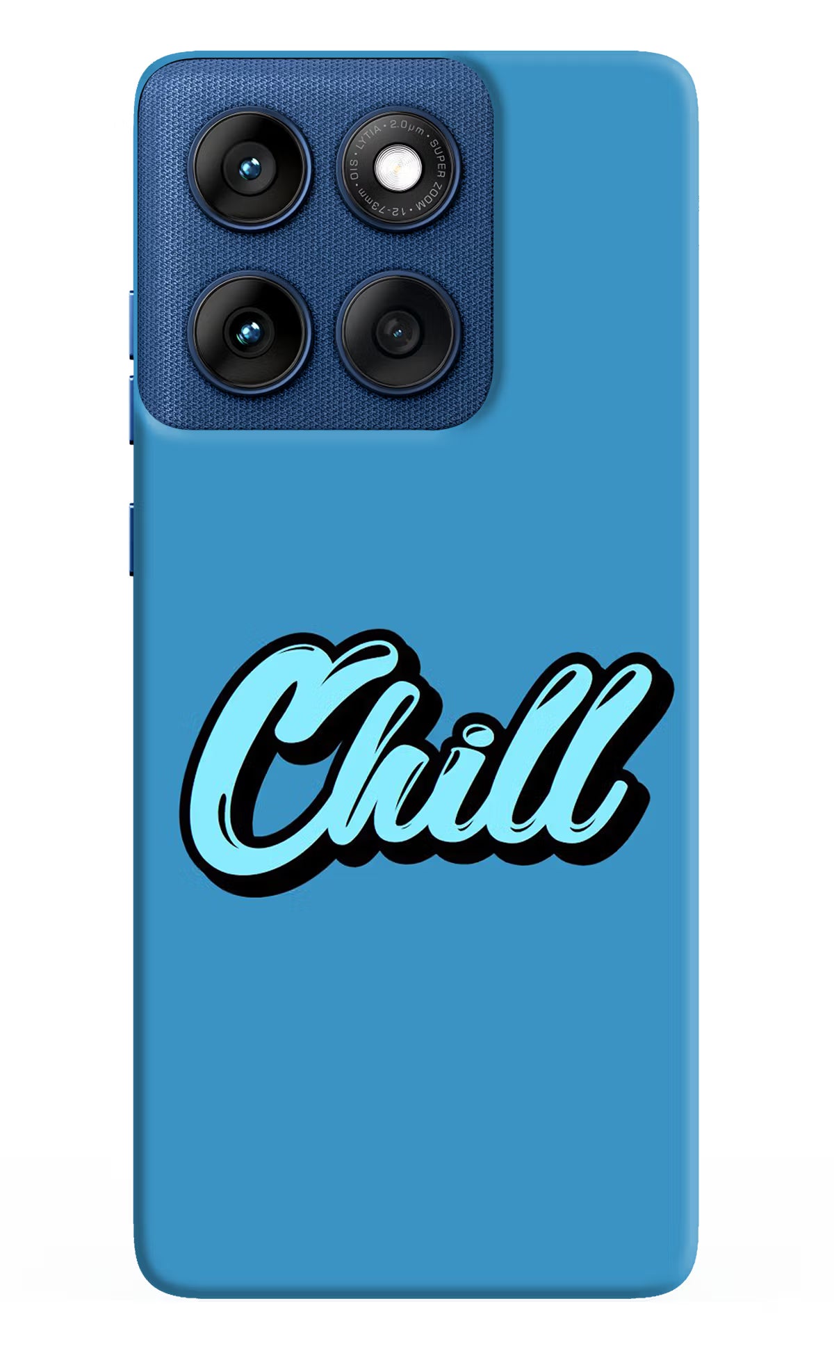 Chill Moto Edge 60 Back Cover - Chill Moto Edge 60 Hard Case Back Cover by Casekaro Chill Moto Edge 60 Hard Case Back Cover by Casekaro