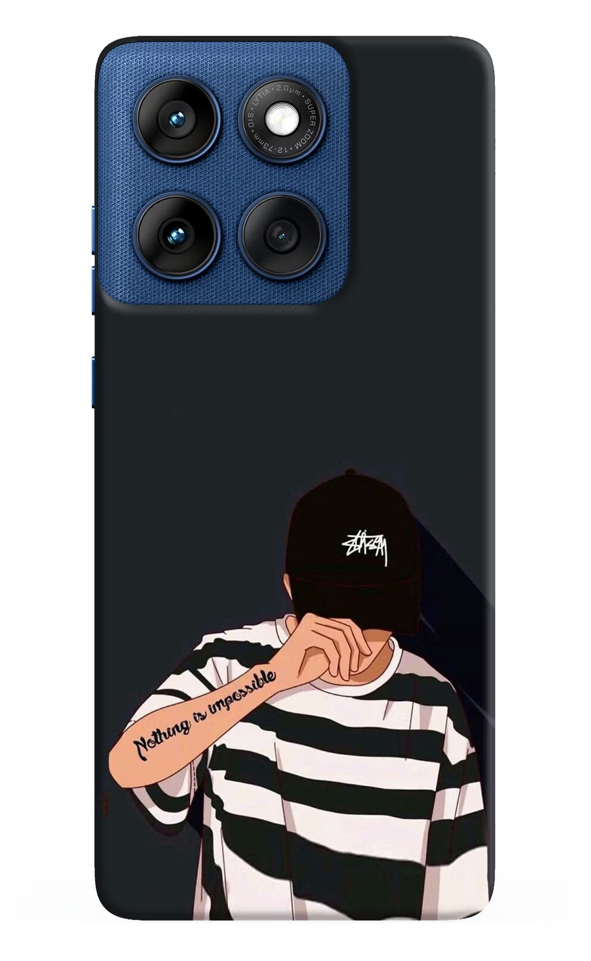 Aesthetic Boy Moto Edge 60 Back Cover - Aesthetic Boy Moto Edge 60 Hard Case Back Cover by Casekaro Aesthetic Boy Moto Edge 60 Hard Case Back Cover by Casekaro