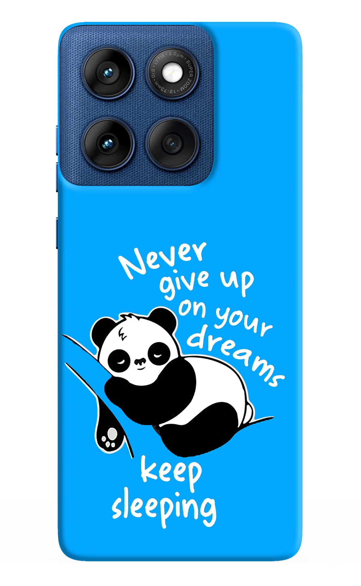 Keep Sleeping Moto Edge 60 Back Cover - Keep Sleeping Moto Edge 60 Hard Case Back Cover by Casekaro Keep Sleeping Moto Edge 60 Hard Case Back Cover by Casekaro