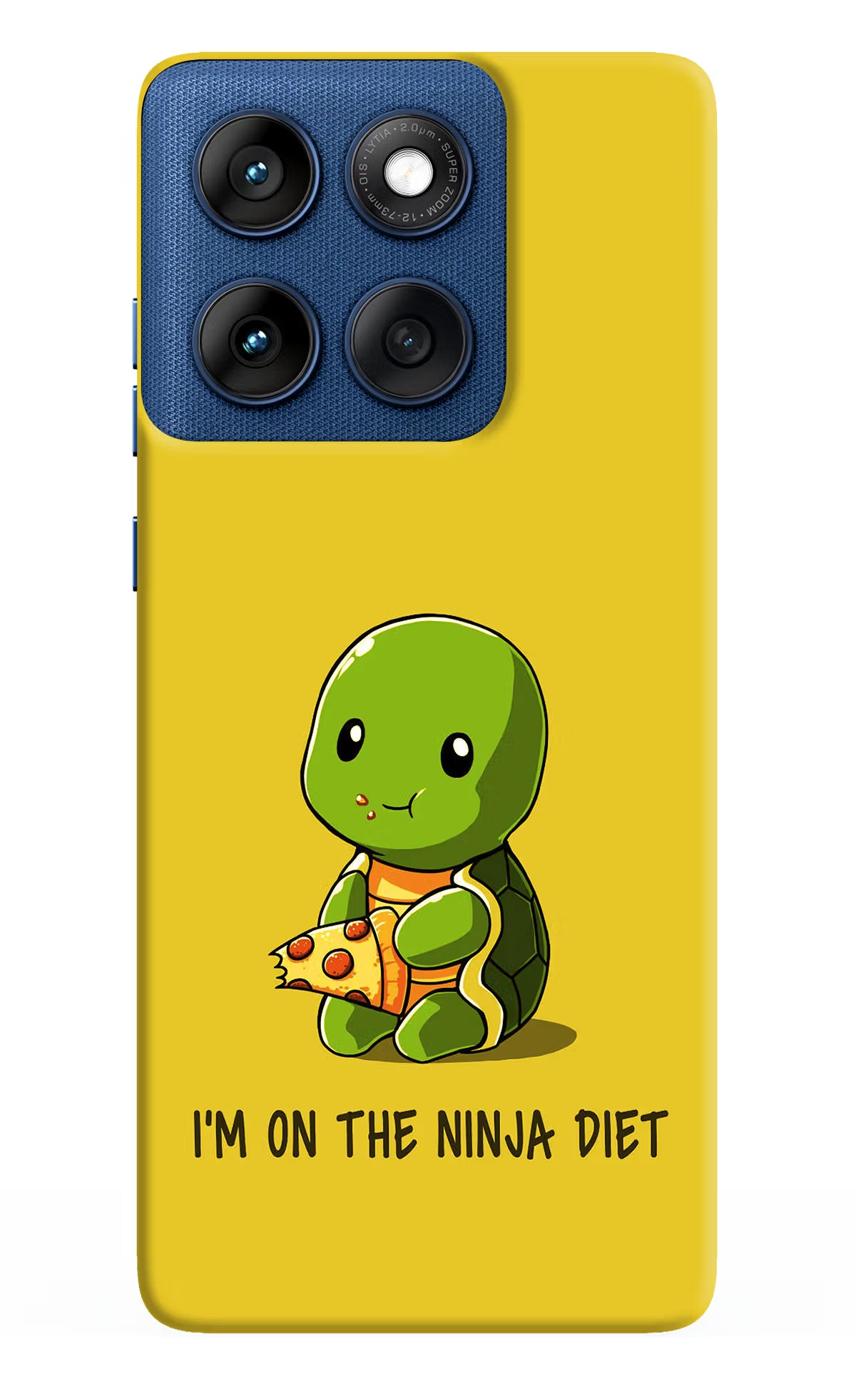 I'm on Ninja Diet Moto Edge 60 Back Cover - I'm on Ninja Diet Moto Edge 60 Hard Case Back Cover by Casekaro I'm on Ninja Diet Moto Edge 60 Hard Case Back Cover by Casekaro