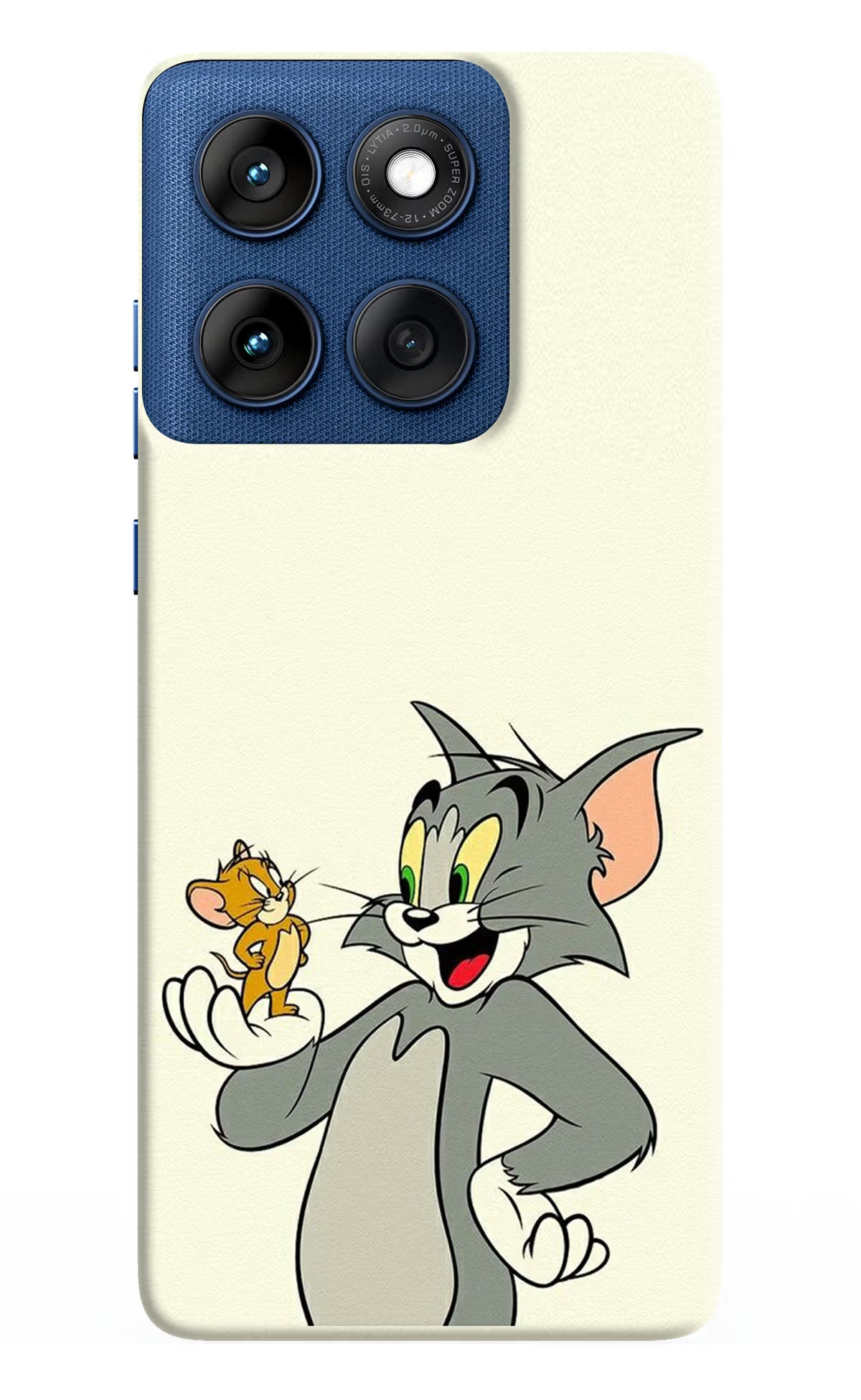 Tom & Jerry Moto Edge 60 Back Cover - Tom & Jerry Moto Edge 60 Hard Case Back Cover by Casekaro Tom & Jerry Moto Edge 60 Hard Case Back Cover by Casekaro