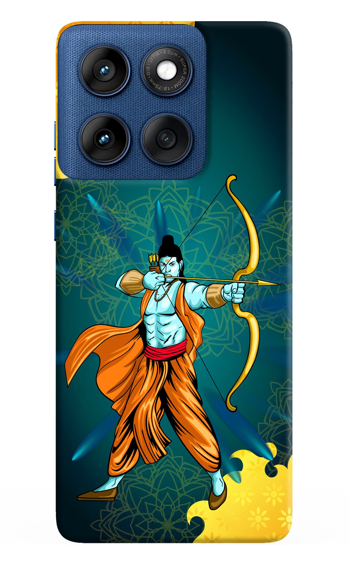 Lord Ram - 6 Moto Edge 60 Hard Case Back Cover by Casekaro