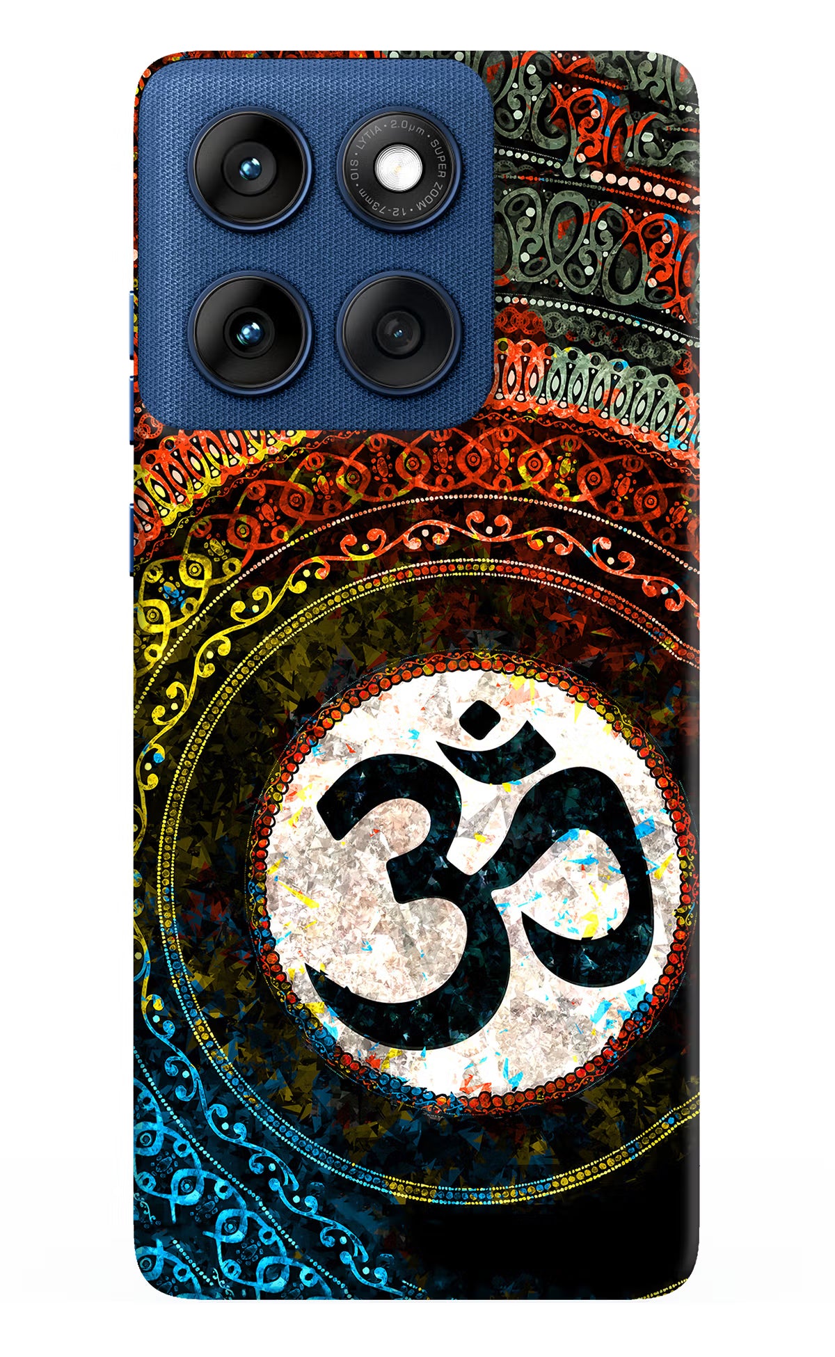 Om Cultural Moto Edge 60 Hard Case Back Cover by Casekaro