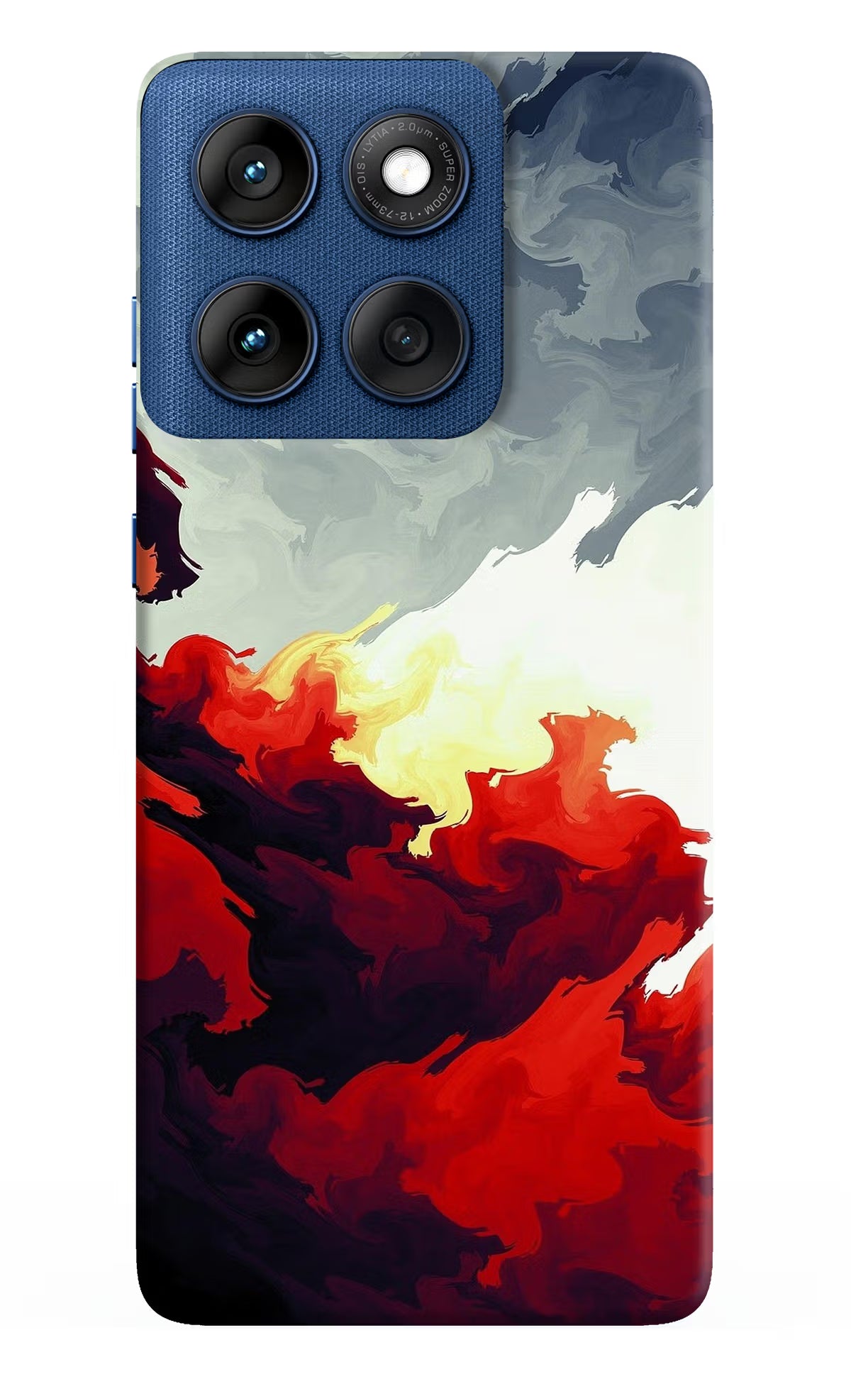 Fire Cloud Moto Edge 60 Back Cover - Fire Cloud Moto Edge 60 Hard Case Back Cover by Casekaro Fire Cloud Moto Edge 60 Hard Case Back Cover by Casekaro