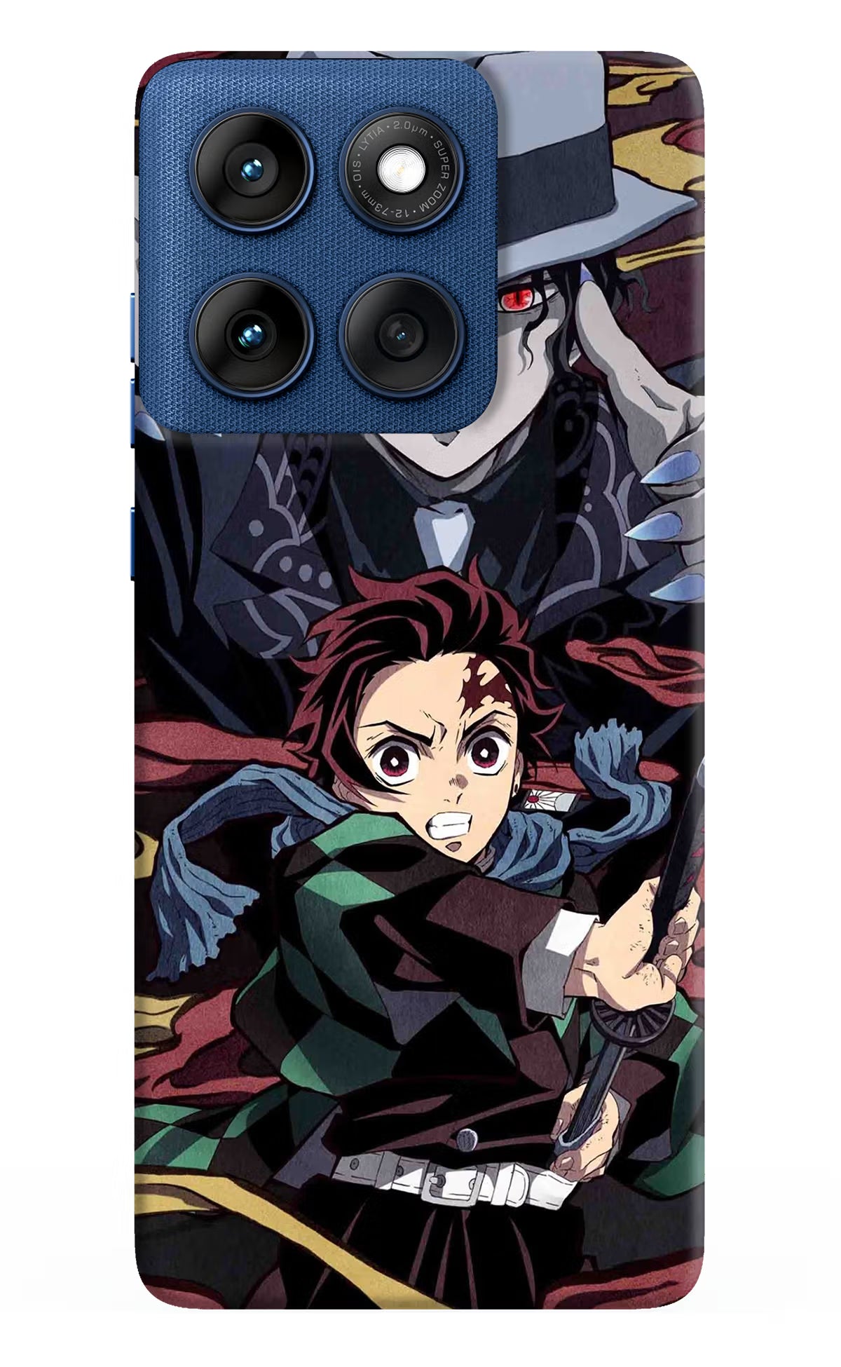 Demon Slayer Moto Edge 60 Back Cover - Demon Slayer Moto Edge 60 Hard Case Back Cover by Casekaro Demon Slayer Moto Edge 60 Hard Case Back Cover by Casekaro