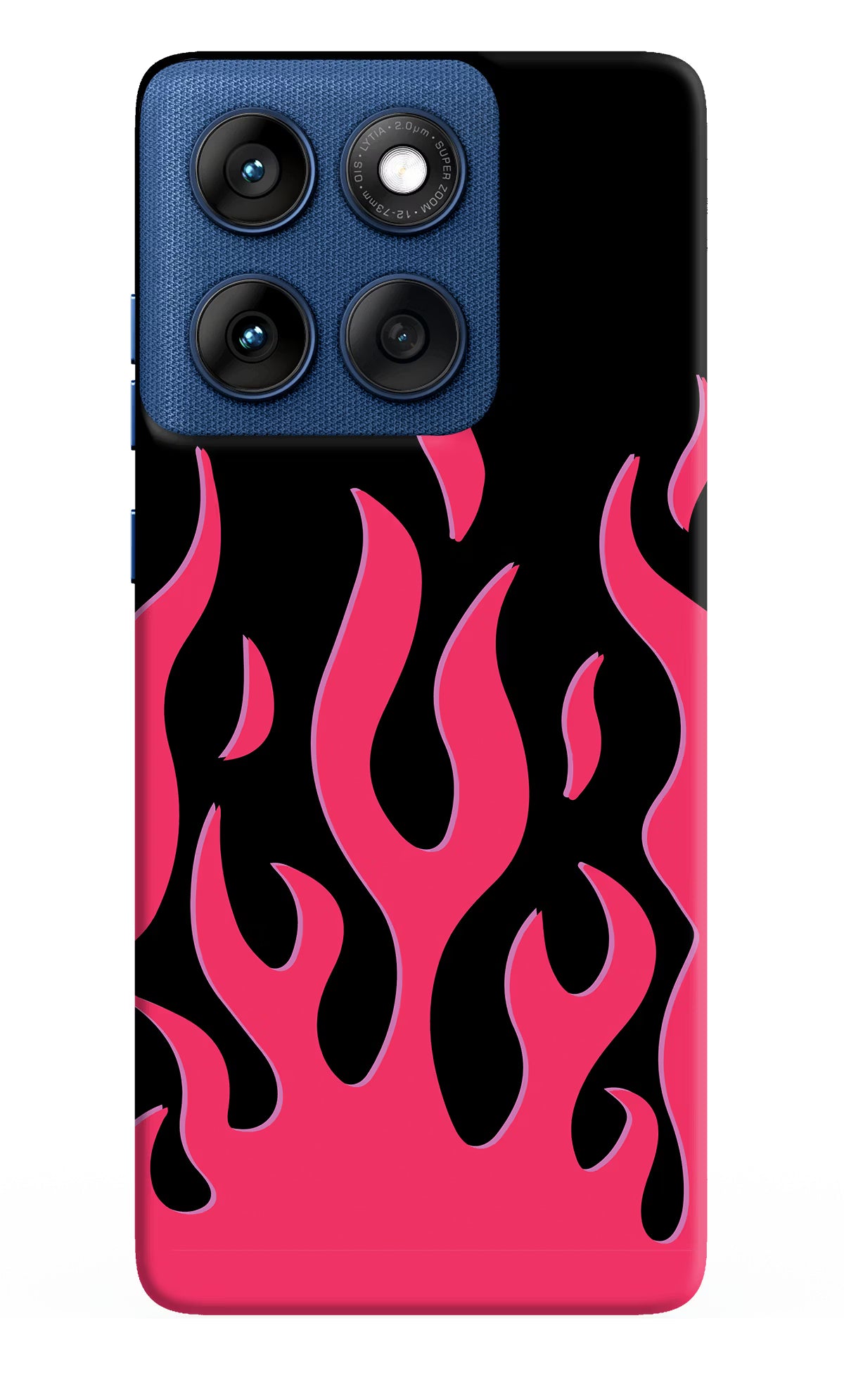 Fire Flames Moto Edge 60 Back Cover - Fire Flames Moto Edge 60 Hard Case Back Cover by Casekaro Fire Flames Moto Edge 60 Hard Case Back Cover by Casekaro