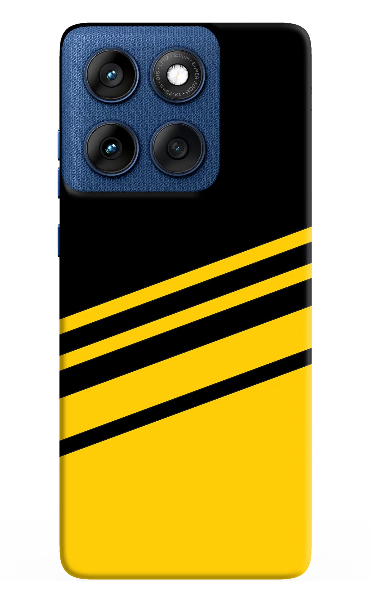 Yellow Shades Moto Edge 60 Back Cover - Yellow Shades Moto Edge 60 Hard Case Back Cover by Casekaro Yellow Shades Moto Edge 60 Hard Case Back Cover by Casekaro