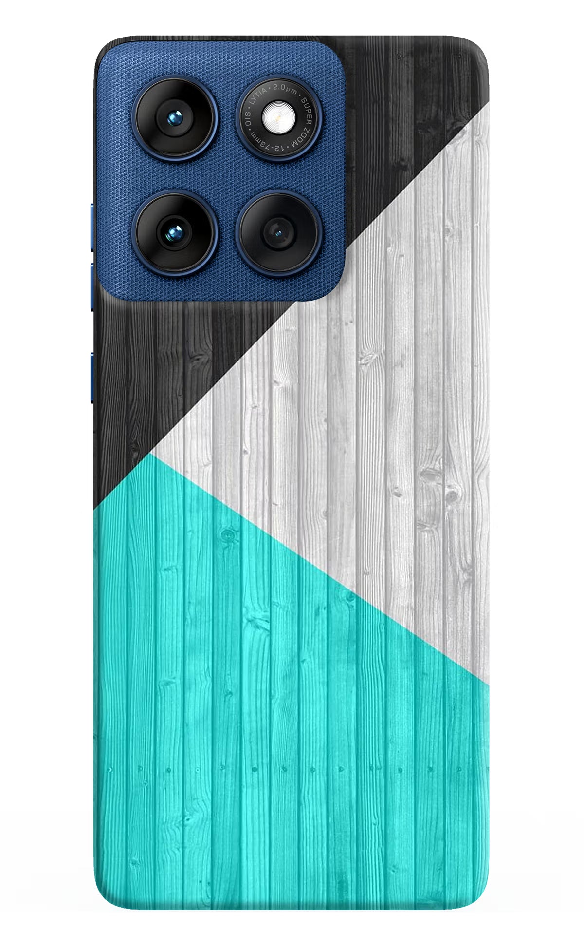 Wooden Abstract Moto Edge 60 Hard Case Back Cover by Casekaro