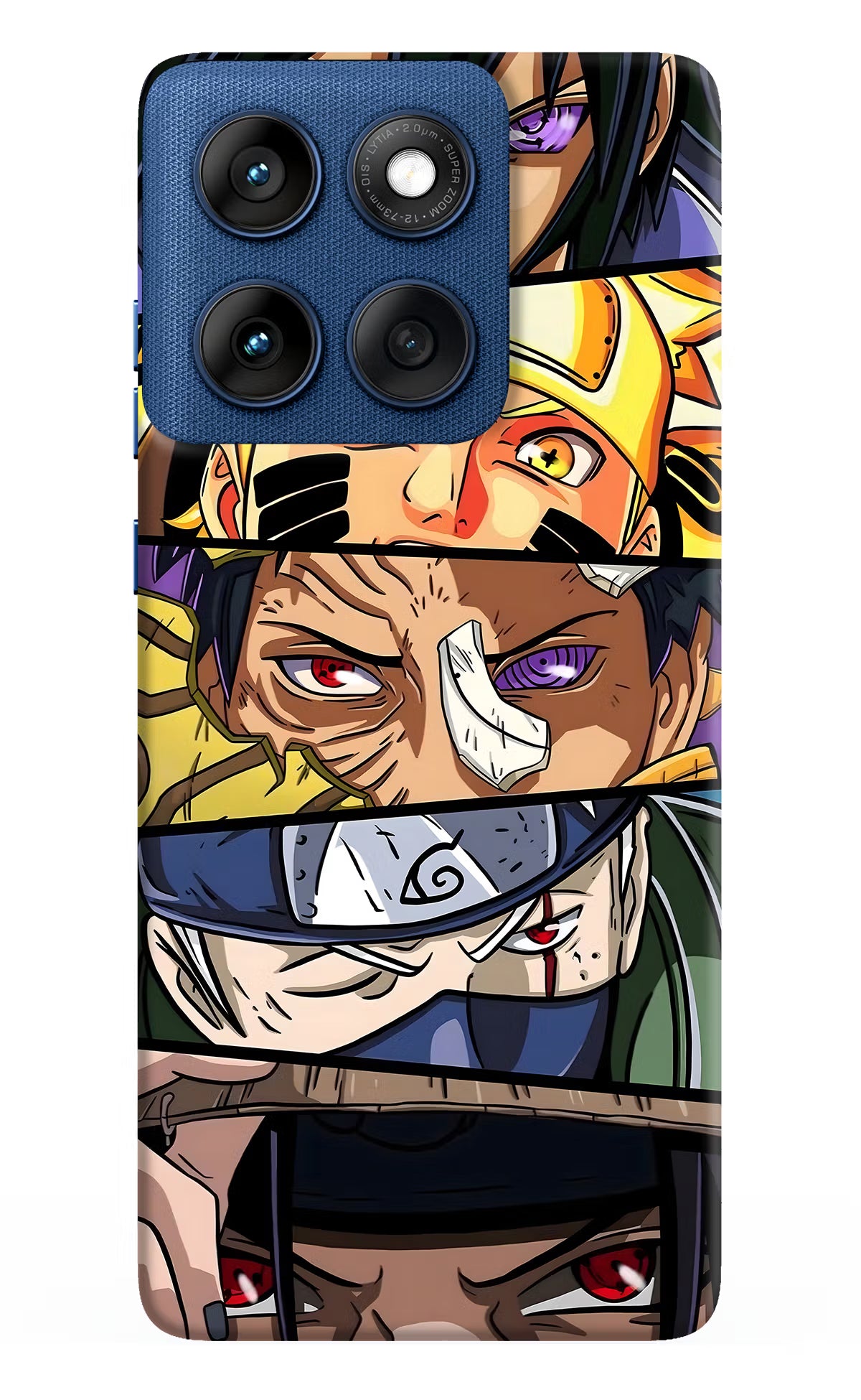 Naruto Character Moto Edge 60 Hard Case Back Cover by Casekaro
