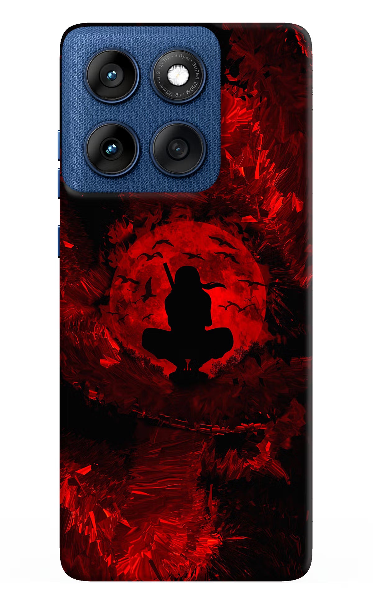 Itachi Uchiha Moto Edge 60 Back Cover - Itachi Uchiha Moto Edge 60 Hard Case Back Cover by Casekaro Itachi Uchiha Moto Edge 60 Hard Case Back Cover by Casekaro