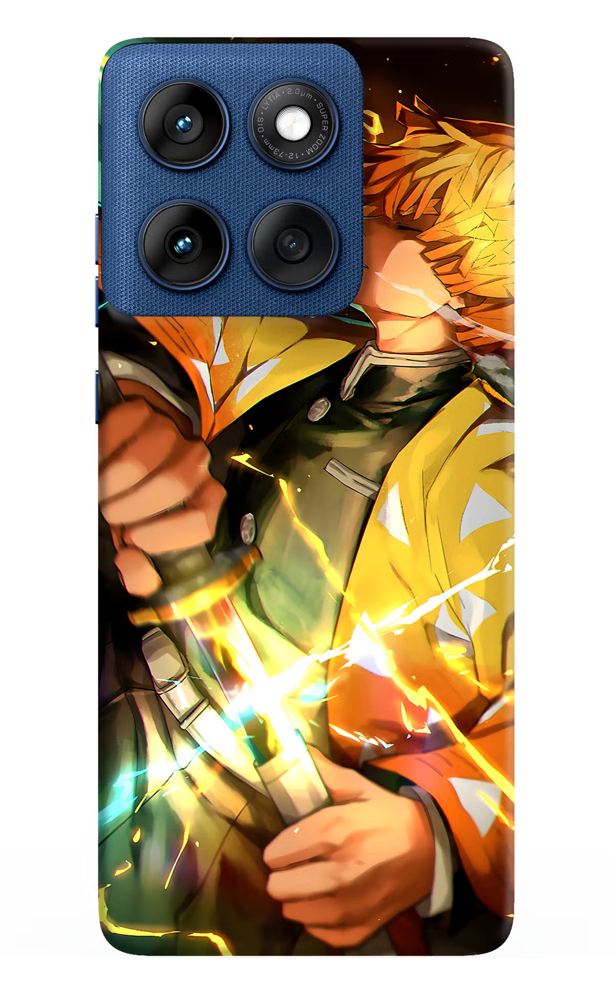 Demon Slayer Moto Edge 60 Back Cover - Demon Slayer Moto Edge 60 Hard Case Back Cover by Casekaro Demon Slayer Moto Edge 60 Hard Case Back Cover by Casekaro