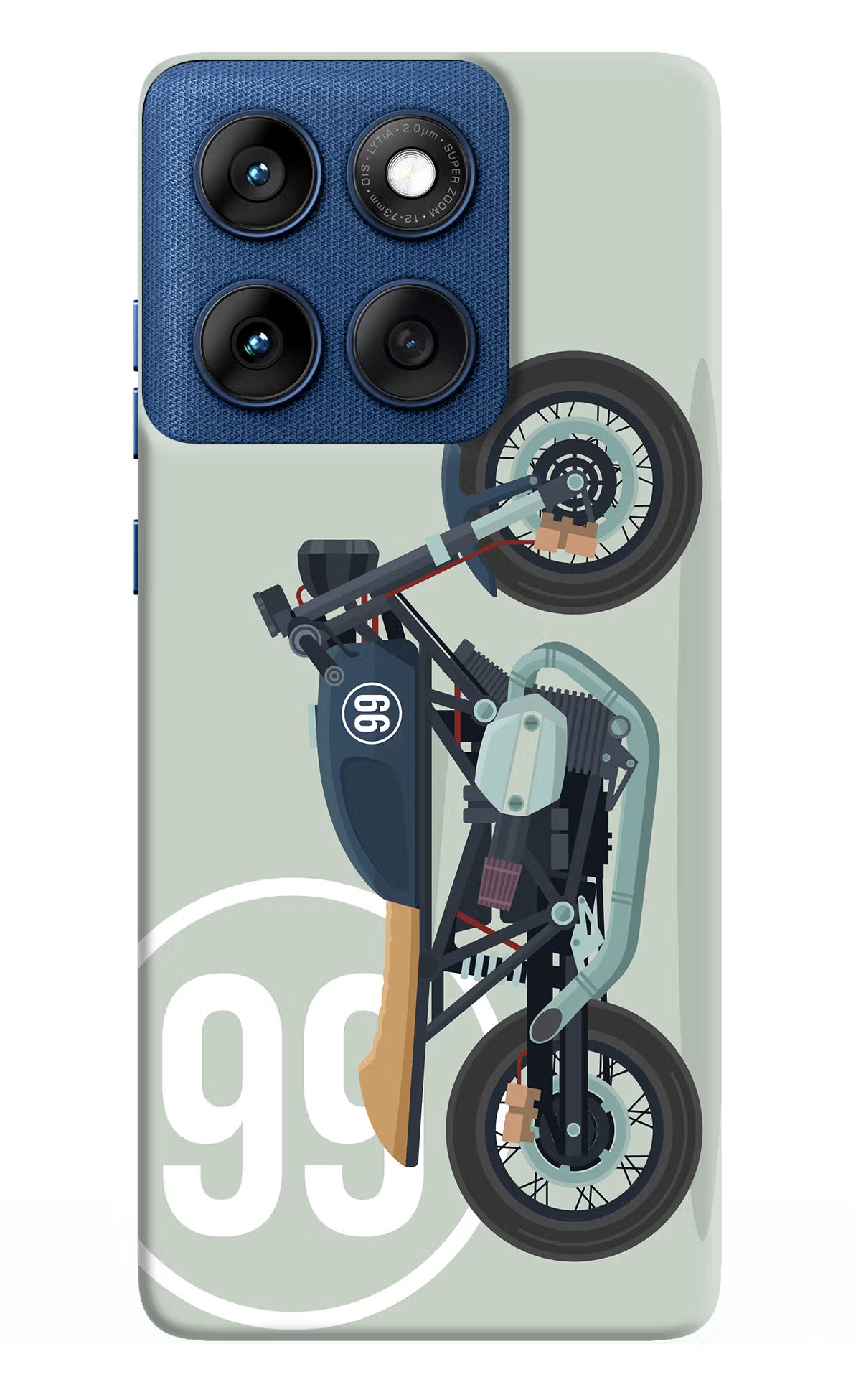 Classic Cafe Racer 99 Moto Edge 60 Back Cover - Classic Cafe Racer 99 Moto Edge 60 Hard Case Back Cover by Casekaro Classic Cafe Racer 99 Moto Edge 60 Hard Case Back Cover by Casekaro