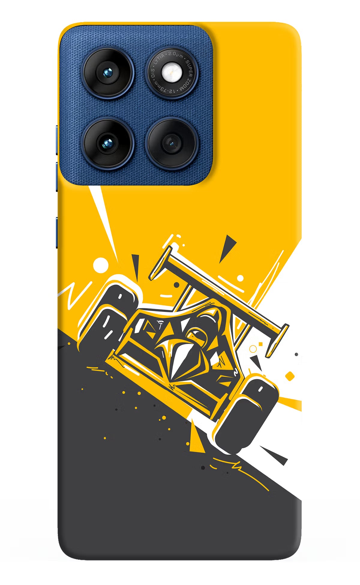 Track King Moto Edge 60 Hard Case Back Cover by Casekaro