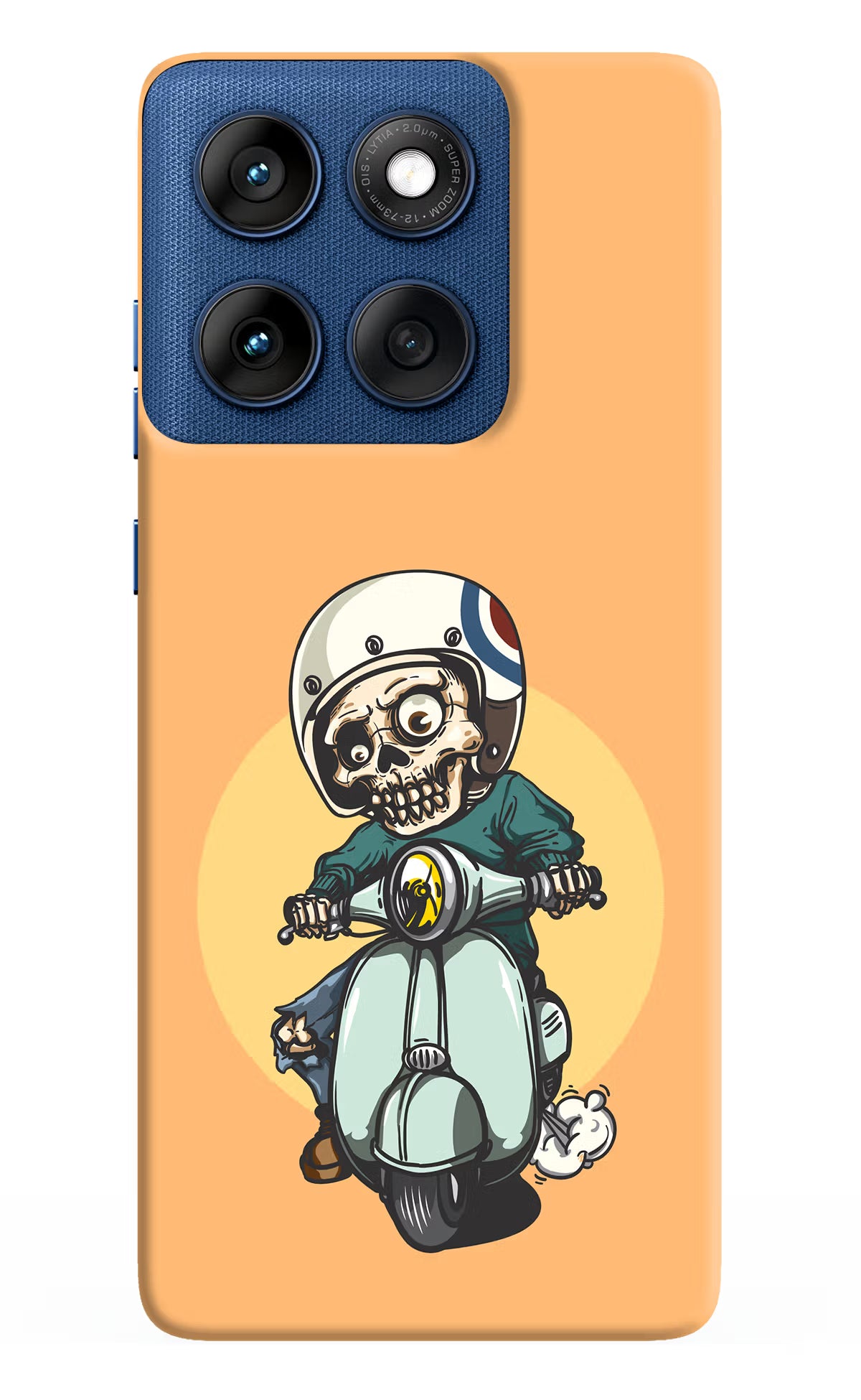 Undead Biker Moto Edge 60 Back Cover - Undead Biker Moto Edge 60 Hard Case Back Cover by Casekaro Undead Biker Moto Edge 60 Hard Case Back Cover by Casekaro
