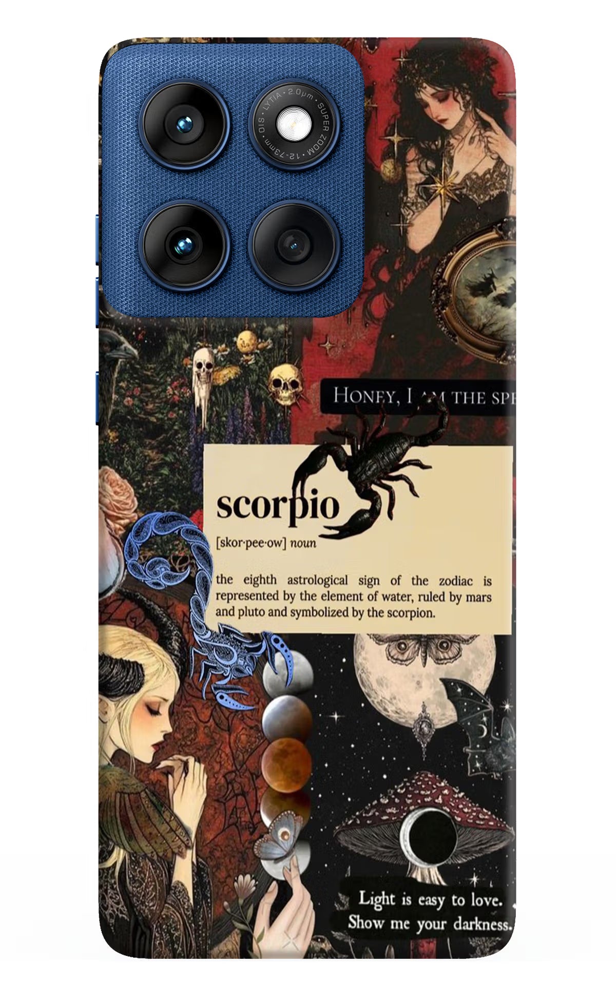 Scorpio Zodiac Moto Edge 60 Back Cover - Scorpio Zodiac Moto Edge 60 Hard Case Back Cover by Casekaro Scorpio Zodiac Moto Edge 60 Hard Case Back Cover by Casekaro