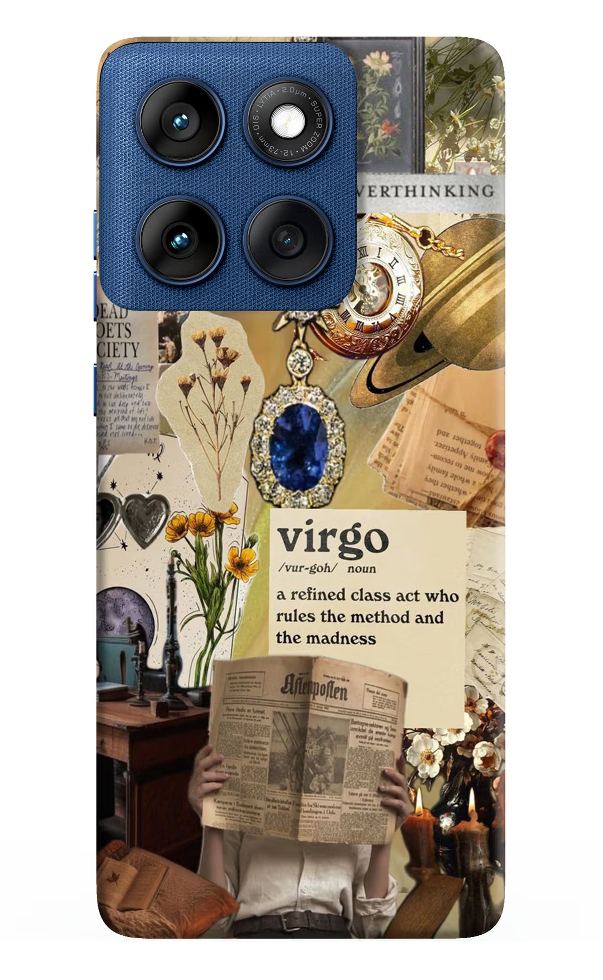 Virgo Zodiac Moto Edge 60 Back Cover - Virgo Zodiac Moto Edge 60 Hard Case Back Cover by Casekaro Virgo Zodiac Moto Edge 60 Hard Case Back Cover by Casekaro