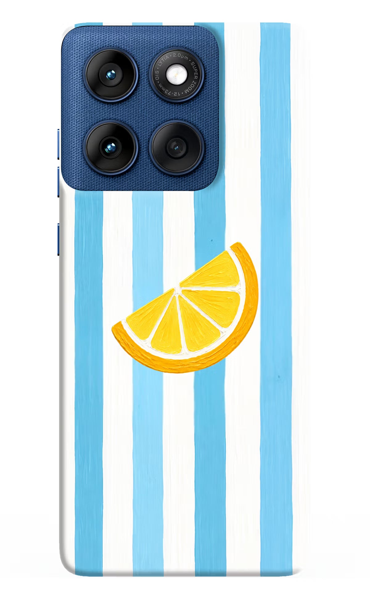 Summer Lemon Moto Edge 60 Back Cover - Summer Lemon Moto Edge 60 Hard Case Back Cover by Casekaro Summer Lemon Moto Edge 60 Hard Case Back Cover by Casekaro