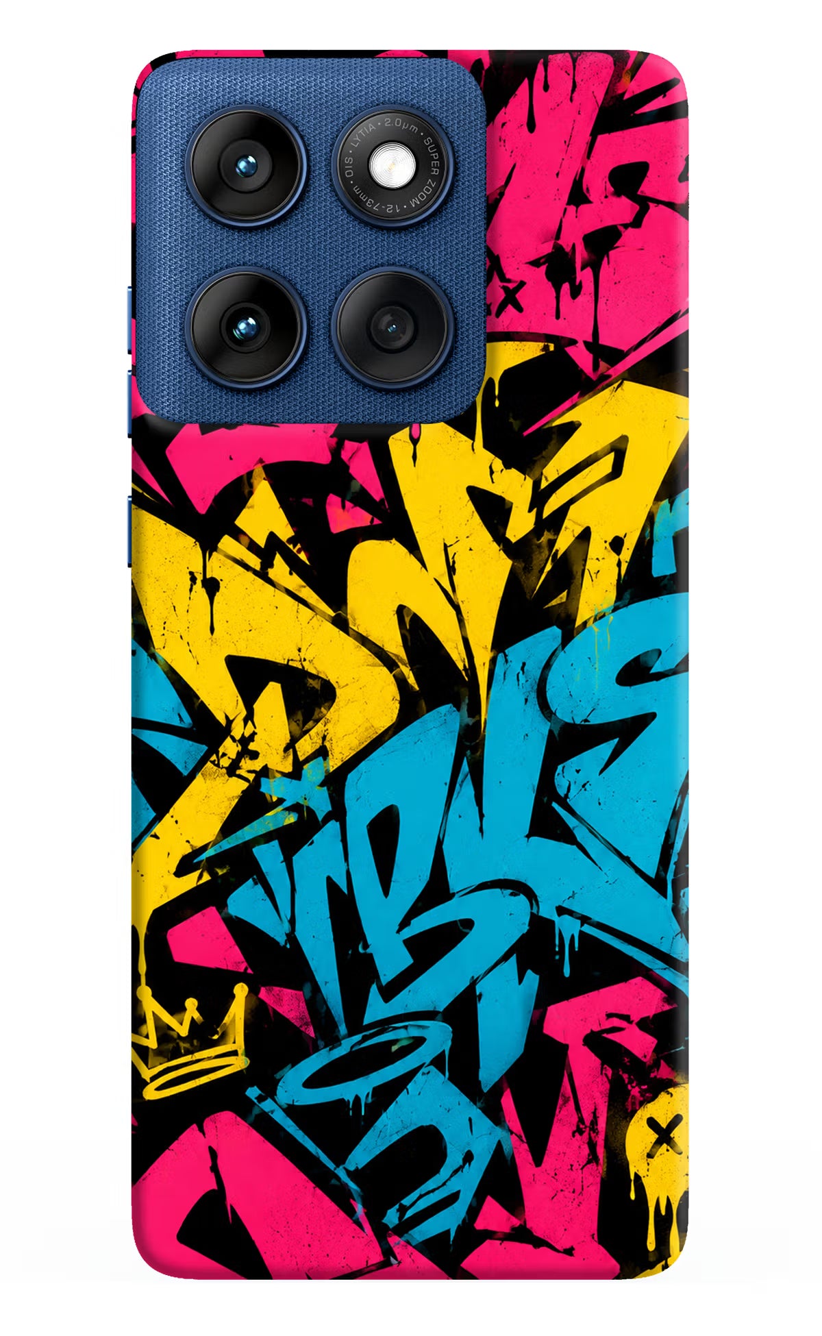 Graffiti Vibe Moto Edge 60 Back Cover - Graffiti Vibe Moto Edge 60 Back Cover Graffiti Vibe Moto Edge 60 Back Cover